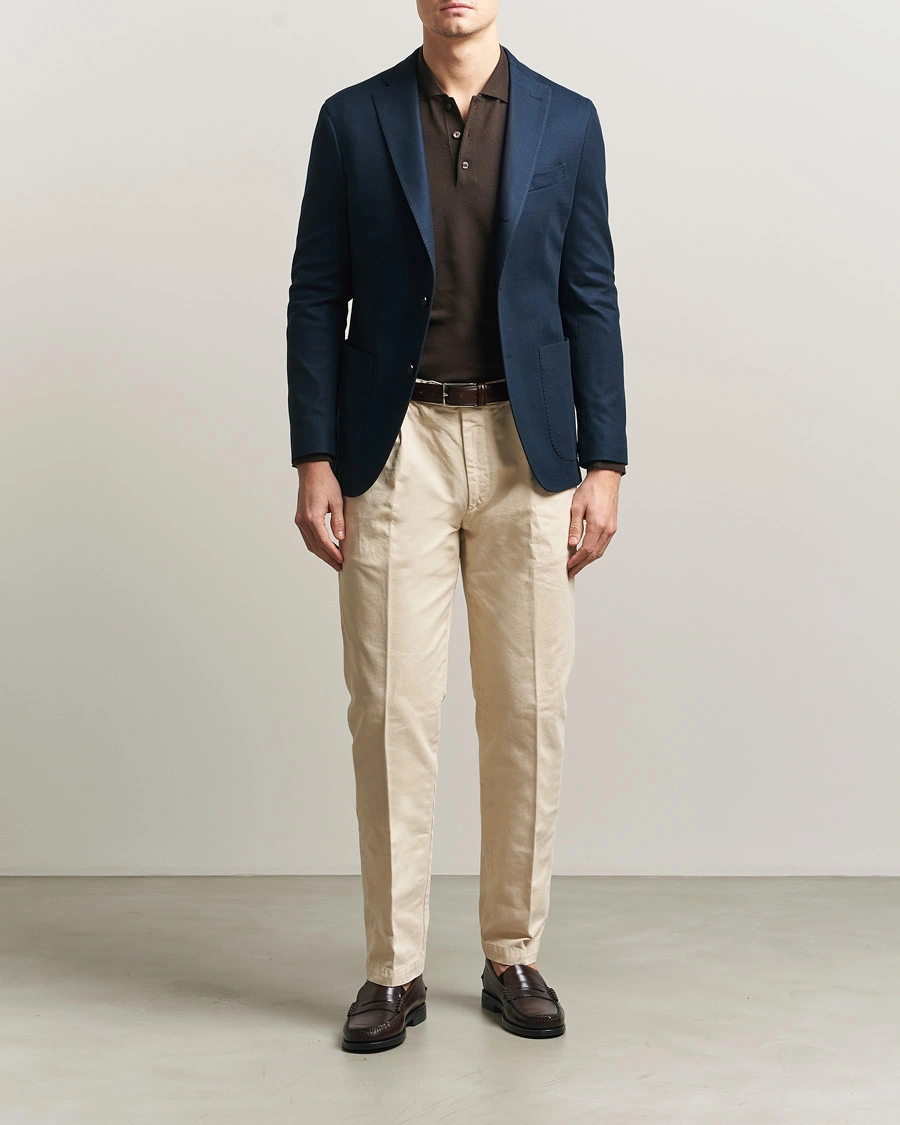 Herren | Sakkos | Boglioli | K Jacket Jersey Blazer Navy