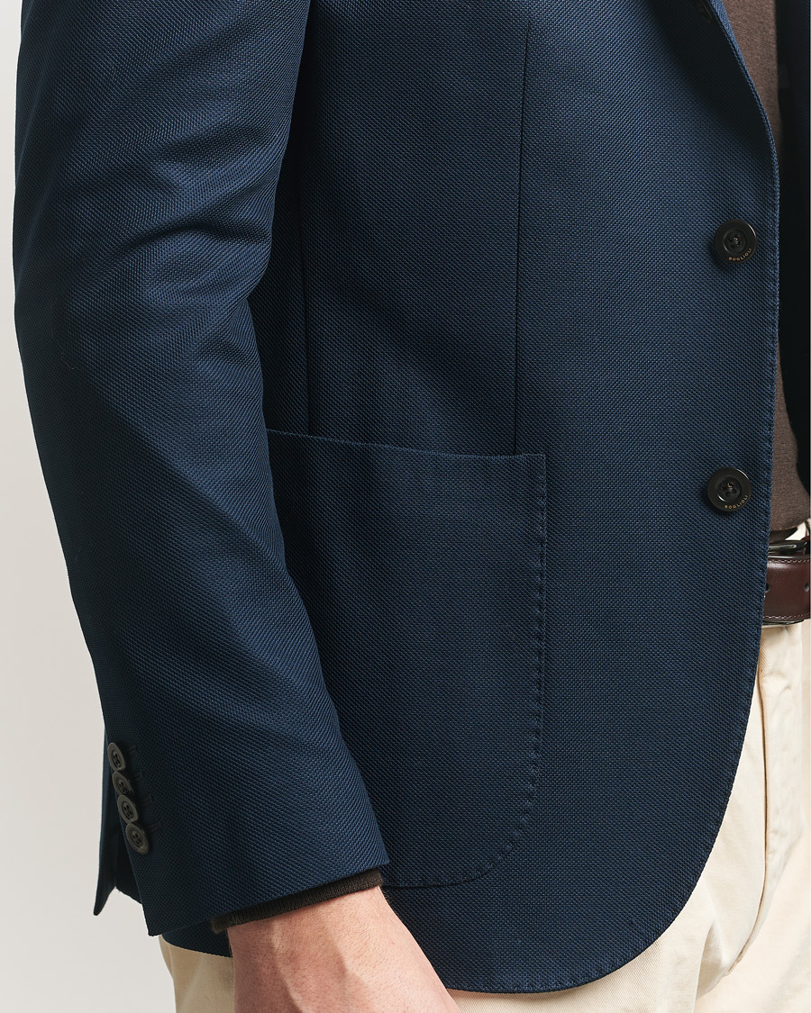 Herren | Sakkos | Boglioli | K Jacket Jersey Blazer Navy