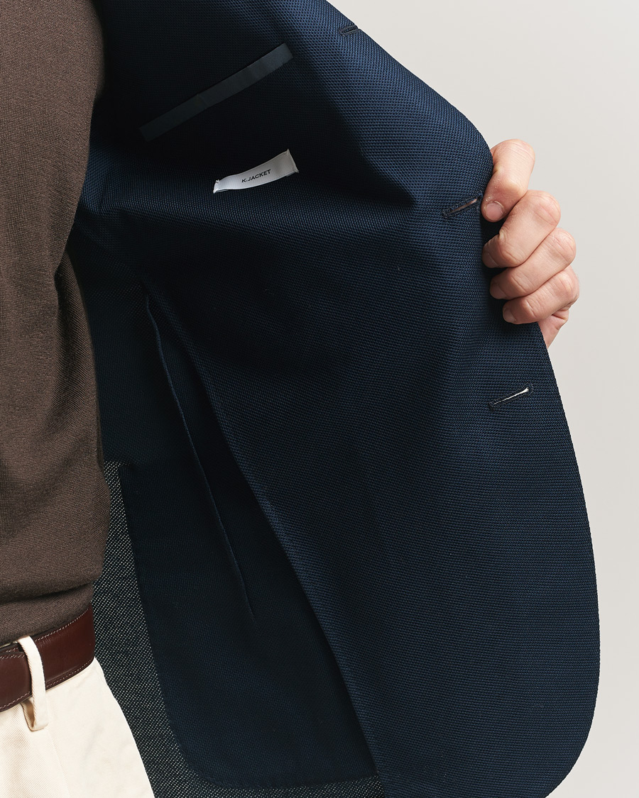 Herren | Sakkos | Boglioli | K Jacket Jersey Blazer Navy