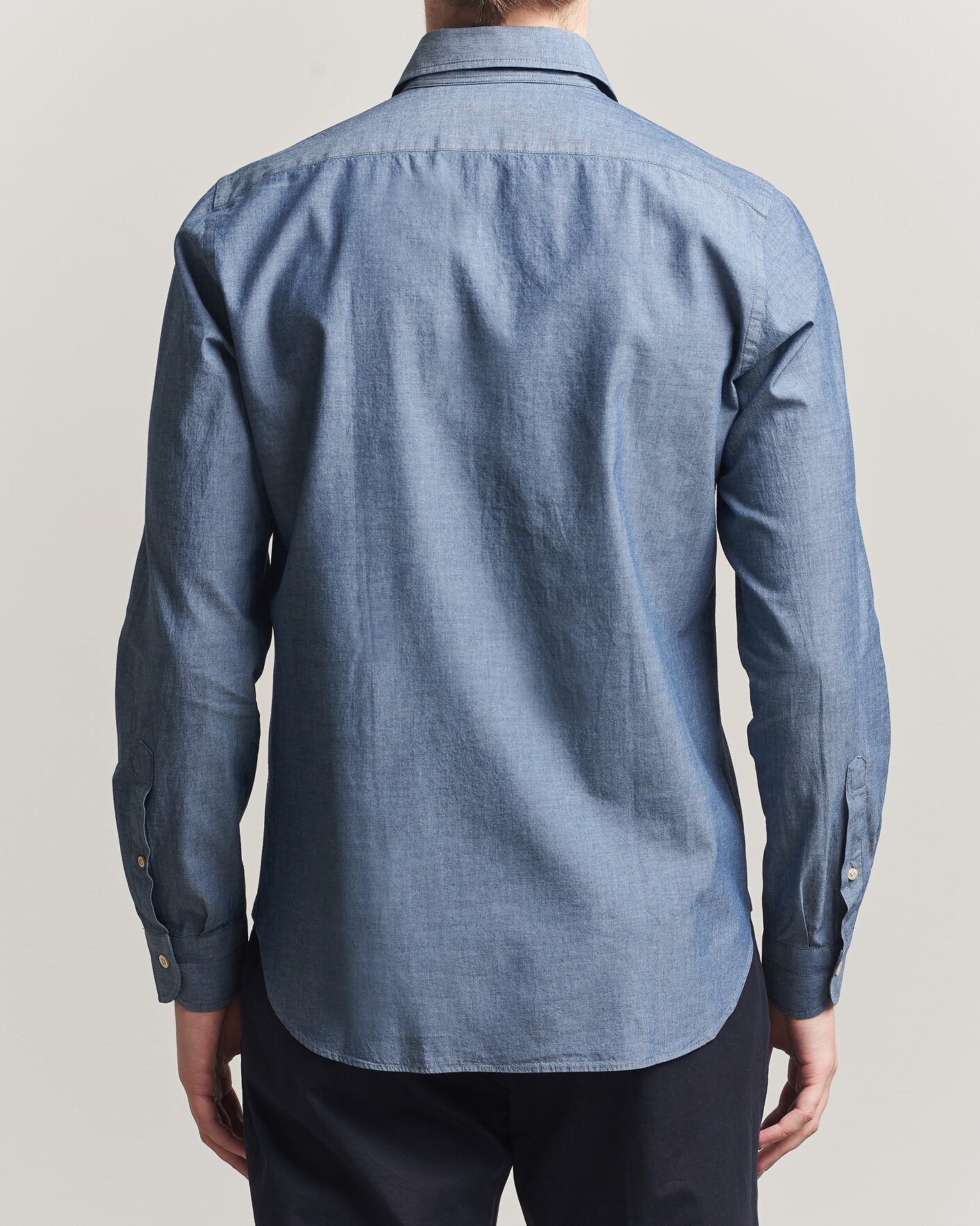 Herren | Hemden | Boglioli | Chambray Shirt Medium Blue