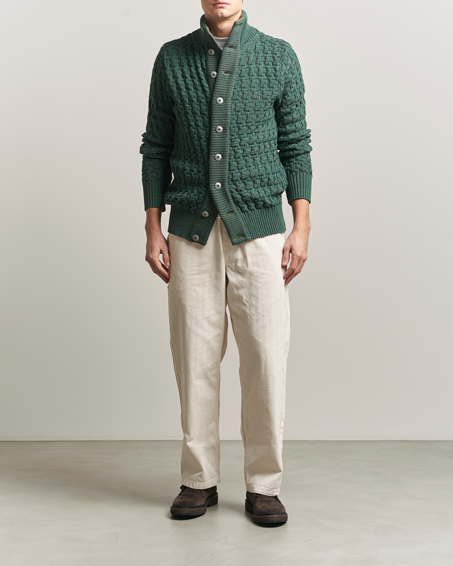 Herren | Pullover | S.N.S. Herning | Stark Cardigan Machine Green