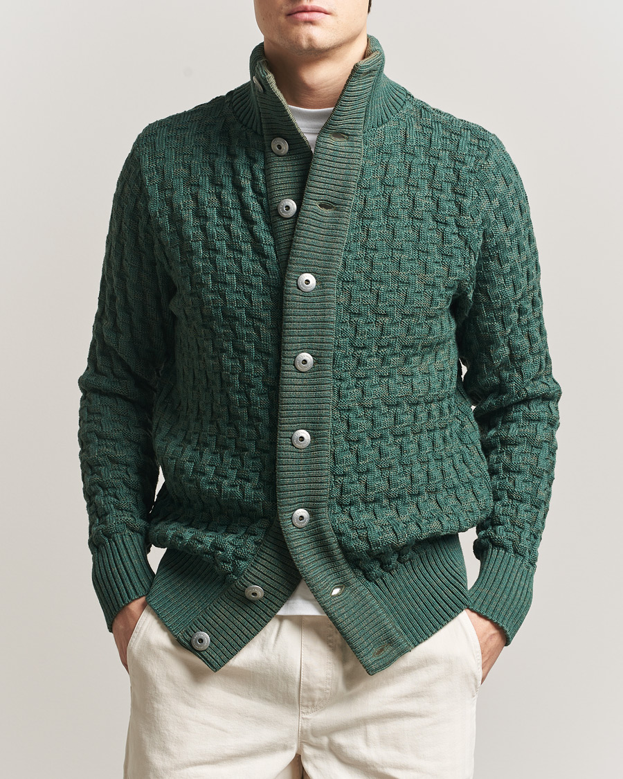 Herren | Pullover | S.N.S. Herning | Stark Cardigan Machine Green