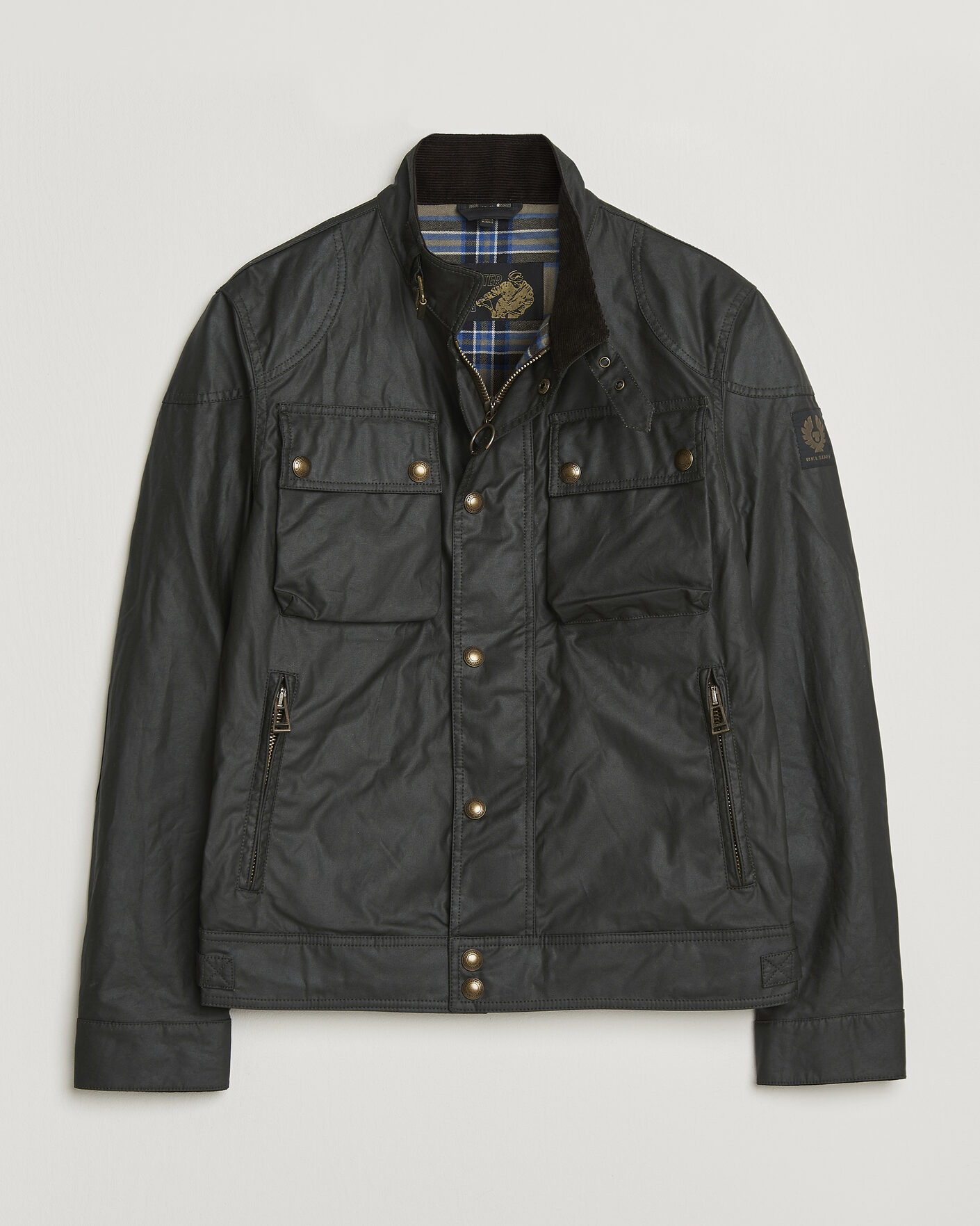 Herren | Jacken | Belstaff | Racemaster Waxed Jacket Faded Olive