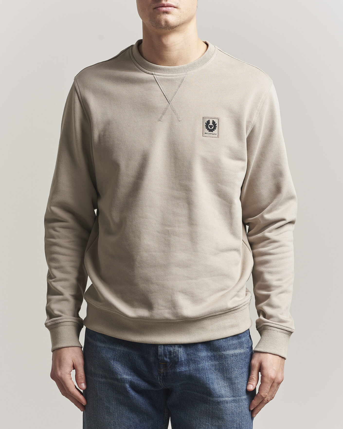 Herren | Pullover | Belstaff | Signature Crew Neck Sweatshirt Dark Sand