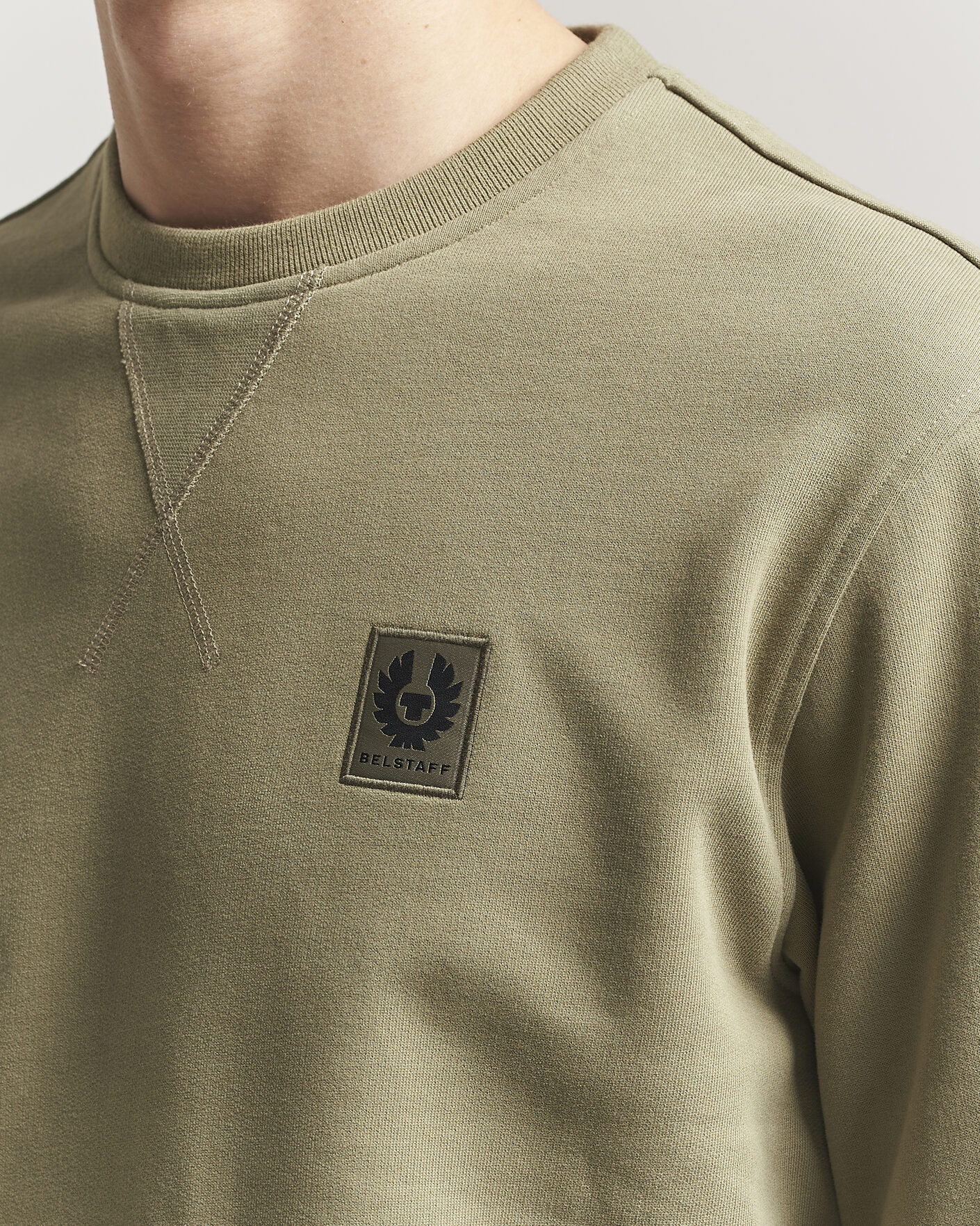 Herren | Pullover | Belstaff | Signature Crew Neck Sweatshirt Fatigue Green