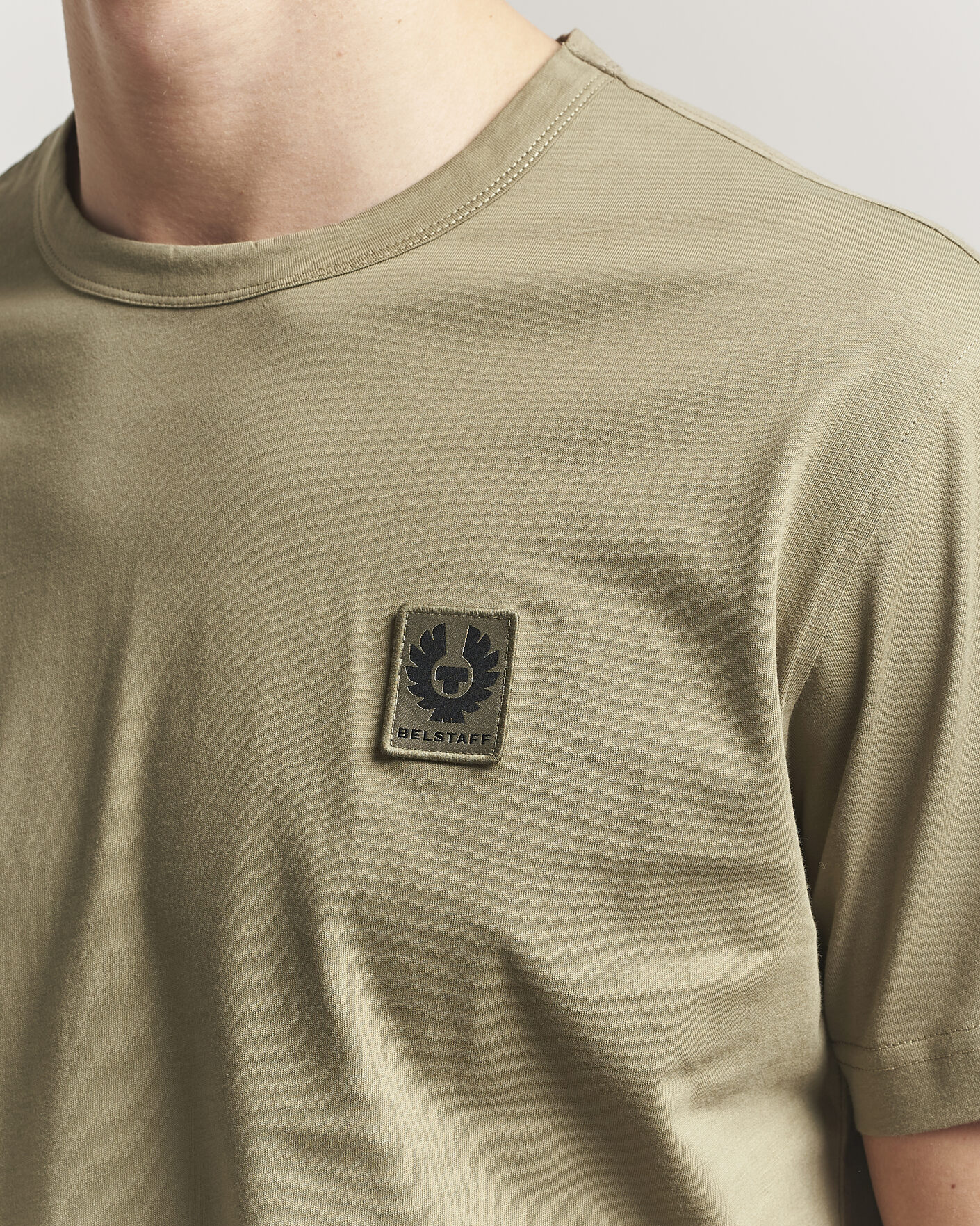 Herren | T-Shirts | Belstaff | Signature Crew Neck T-Shirt Fatigue Green