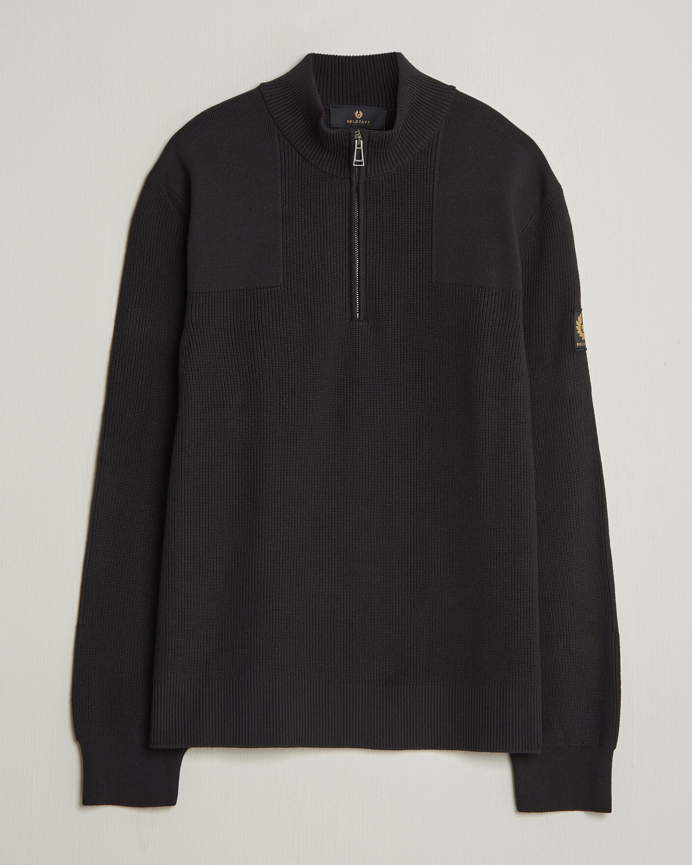Herren | Pullover | Belstaff | Commander Half Zip Black