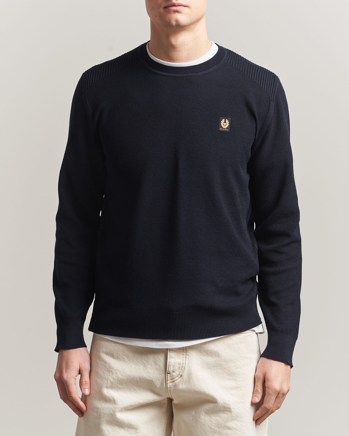 Herren | Pullover | Belstaff | Coast Knitted Crew Neck Dark Ink