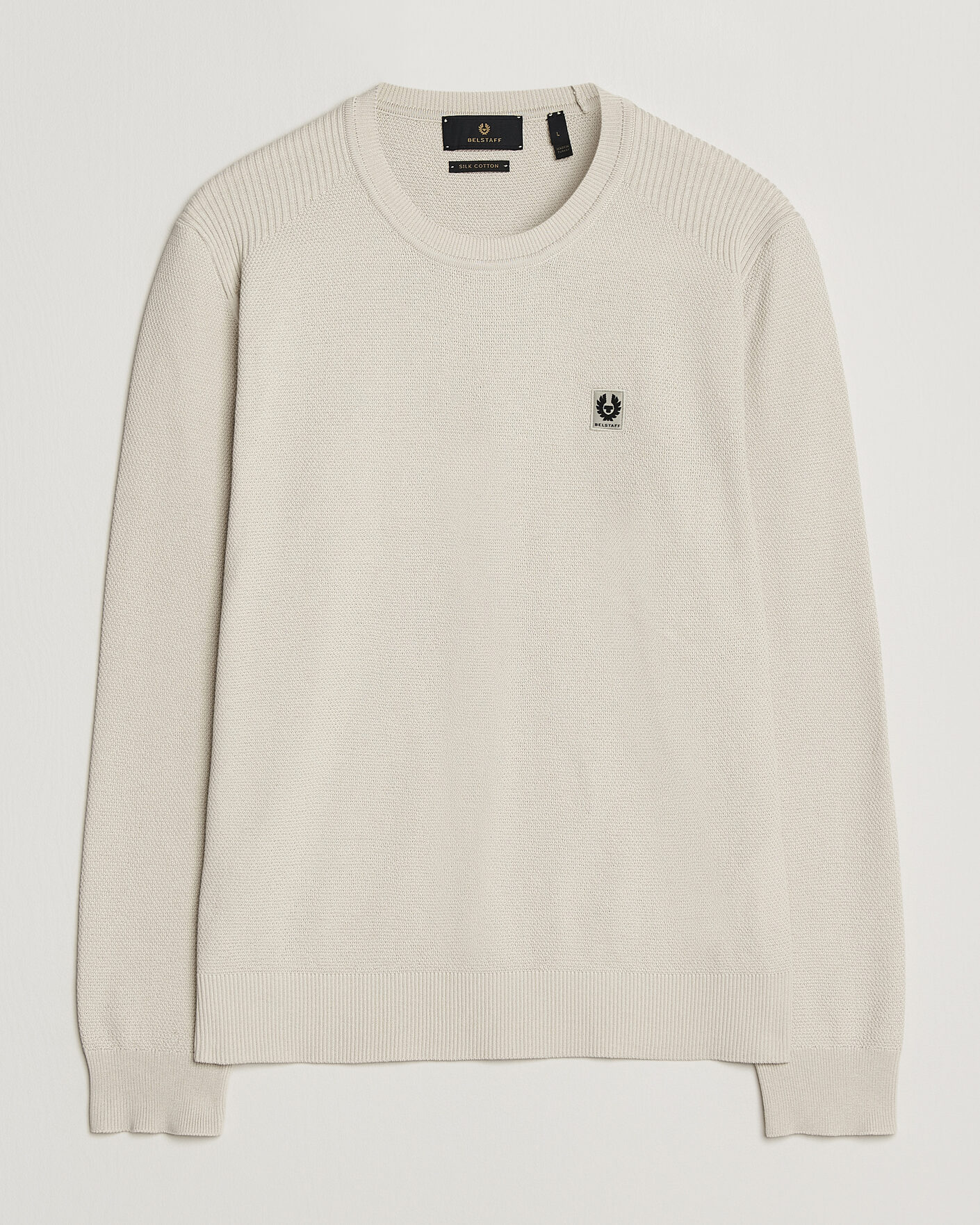 Herren | Pullover | Belstaff | Coast Knitted Crew Neck Silver Birch