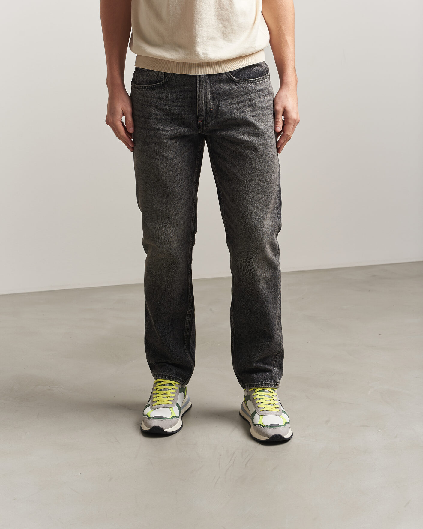 Herren | Sneaker | Philippe Model | Olympique Running Sneaker White/Green