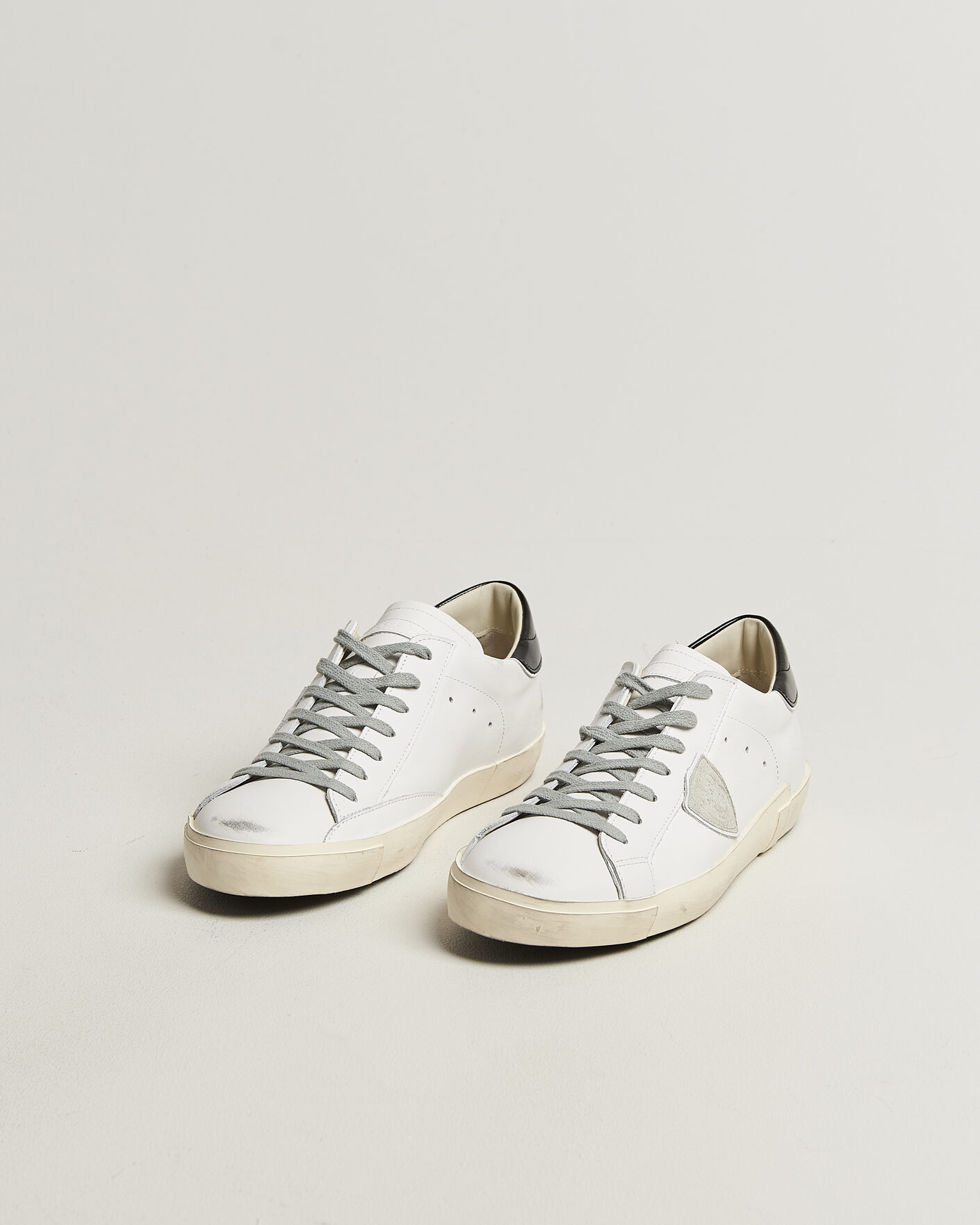 Herren | Sneaker | Philippe Model | PRSX Low Top Canvas Mix Sneaker White/Black