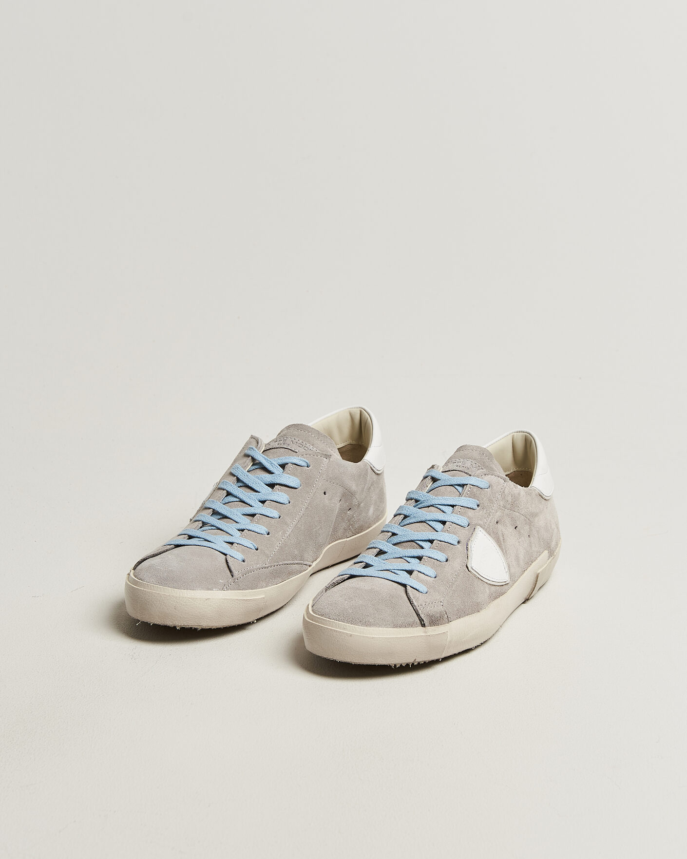 Herren | Sneaker | Philippe Model | PRSX Low Top Canvas Mix Sneaker Grey/White