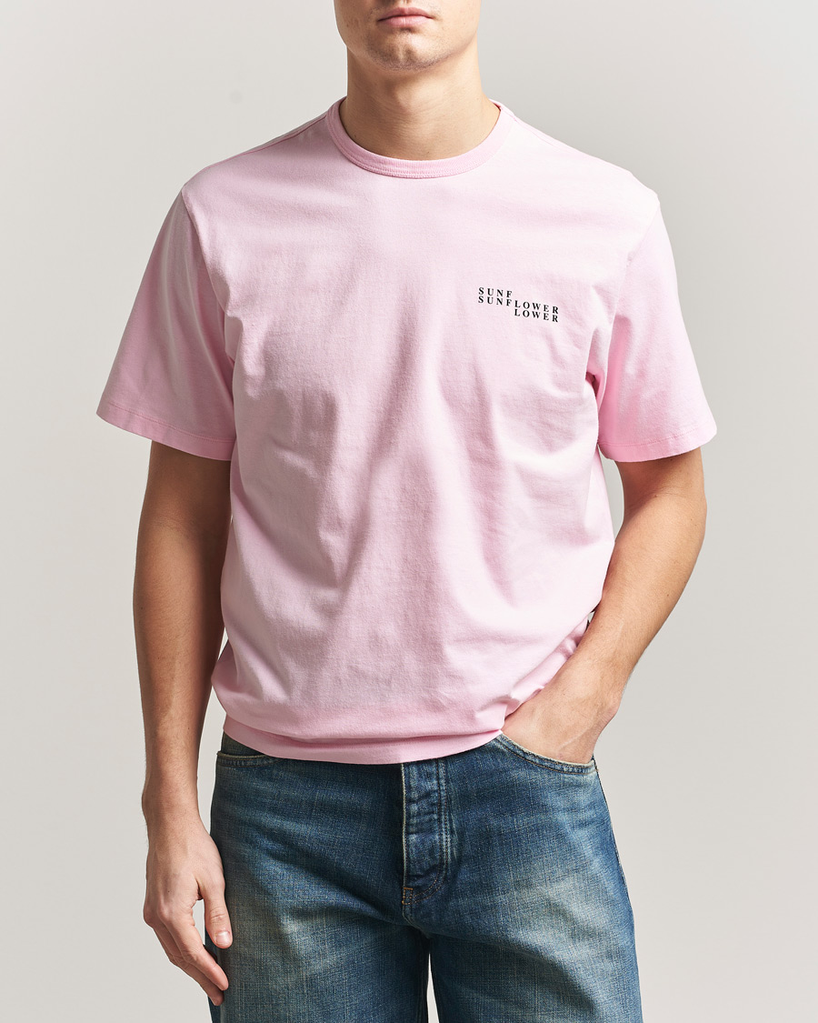 Herren | T-Shirts | Sunflower | Logo T-Shirt Pink