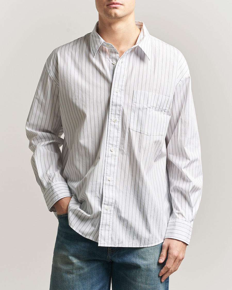 Herren | Hemden | Sunflower | New Base Shirt Blue Stripe