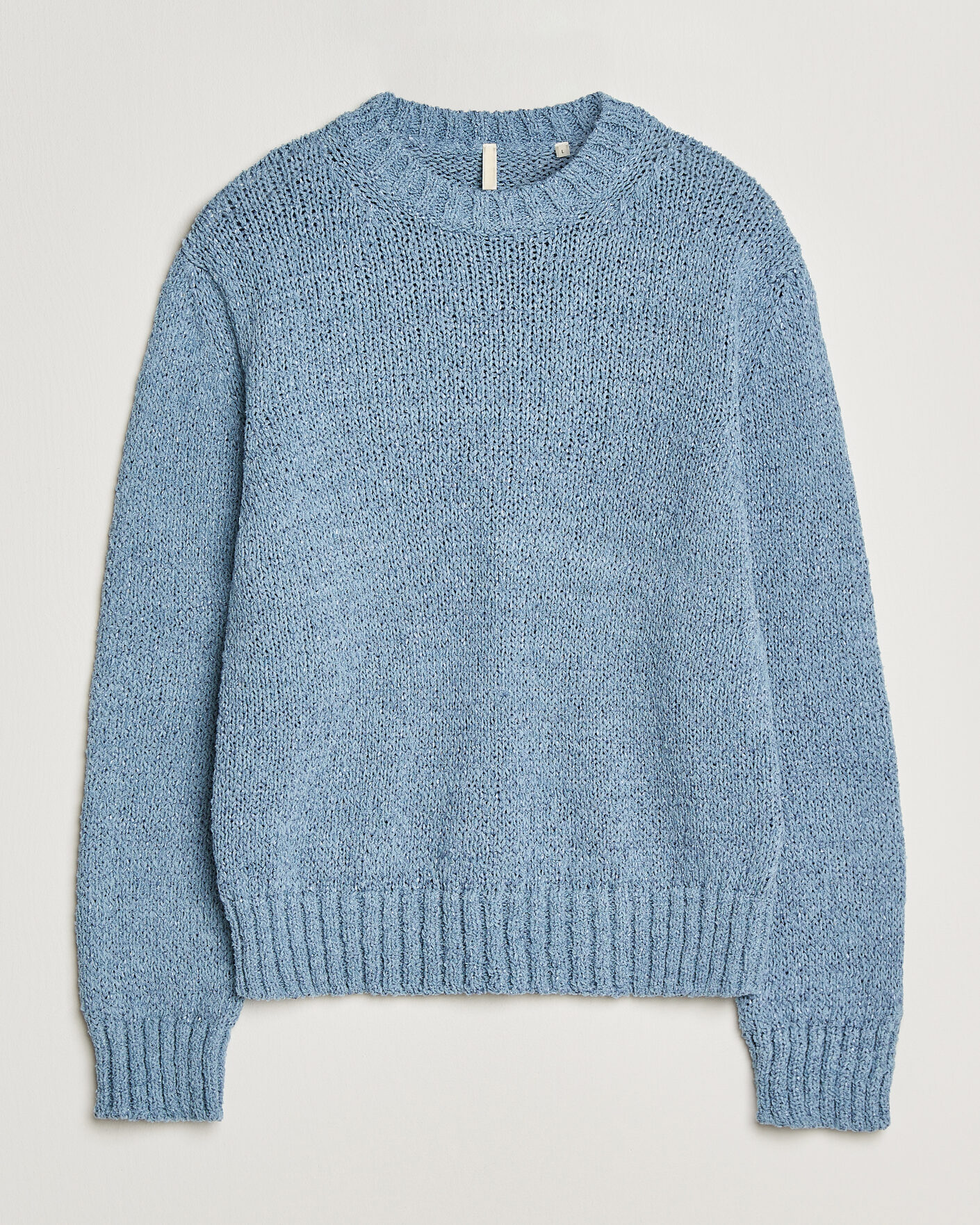 Herren | Pullover | Sunflower | Frederik Cotton Blend Sweater Light Blue