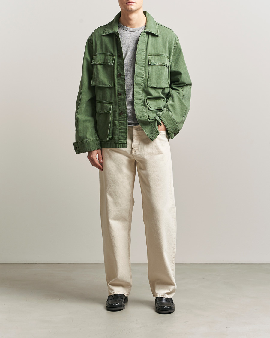 Herren | Jeans | Sunflower | Loose Jeans Ecru Contrast