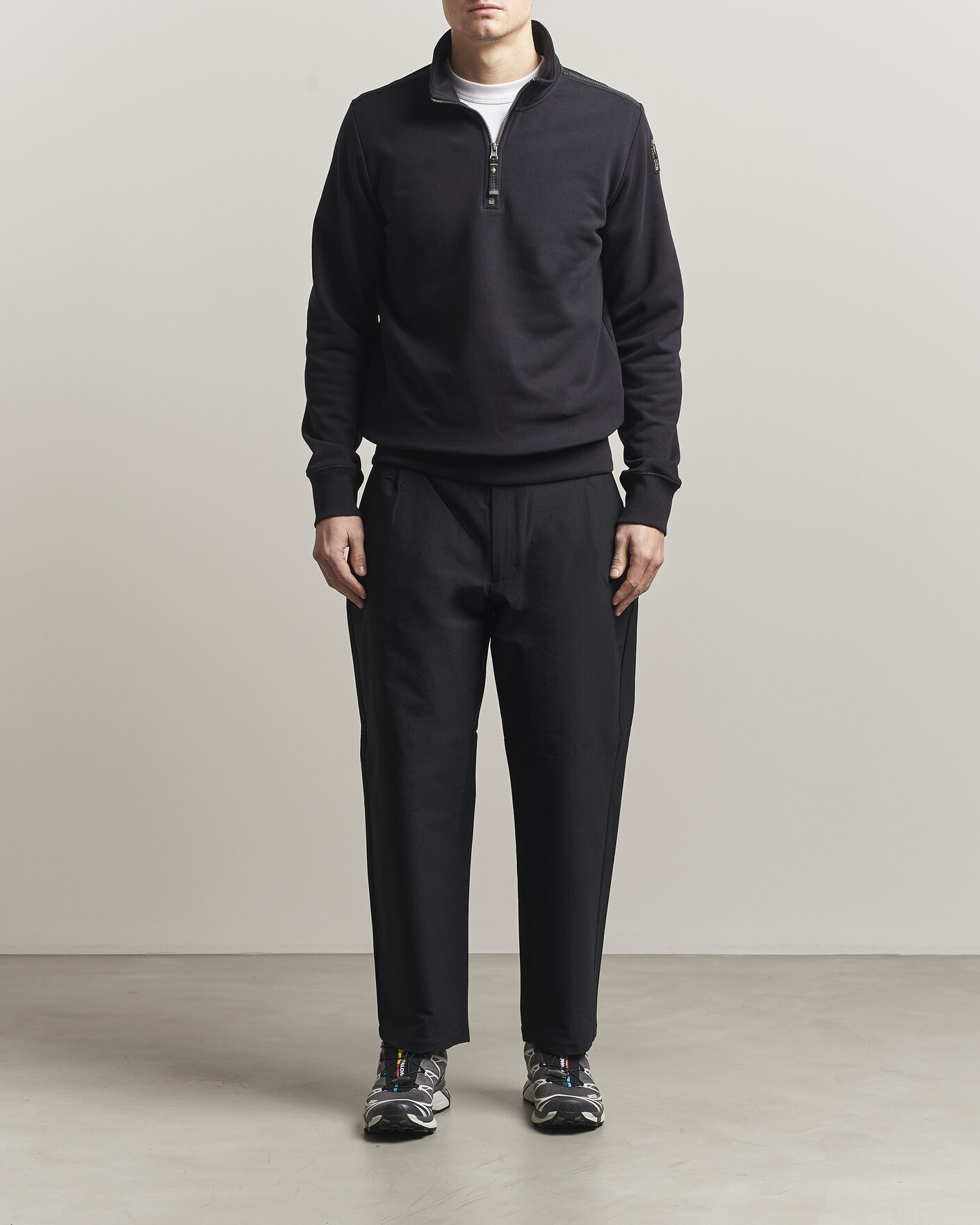 Herren | Pullover | Parajumpers | Broad Peak Super Easy Half Zip Black