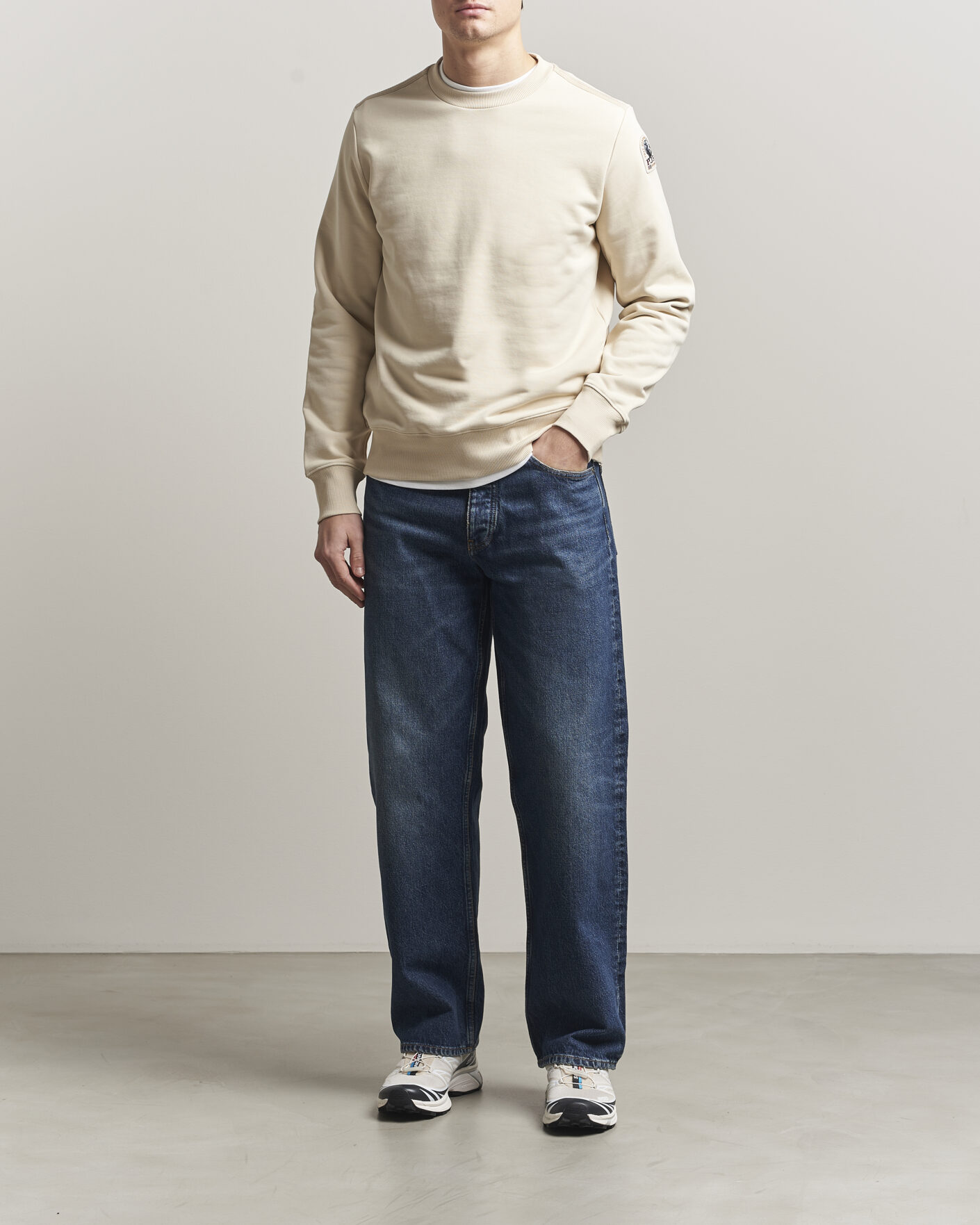 Herren | Pullover | Parajumpers | K2 Super Easy Crew Neck Sweatshirt Bone