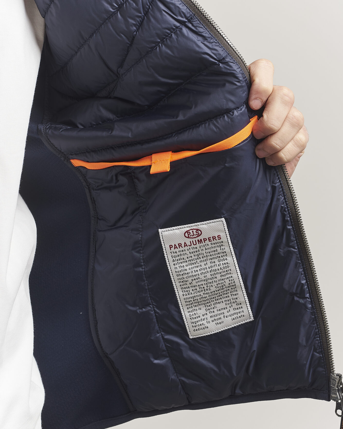 Herren | Jacken | Parajumpers | Nolan Mesh Hooded Hybrid Navy