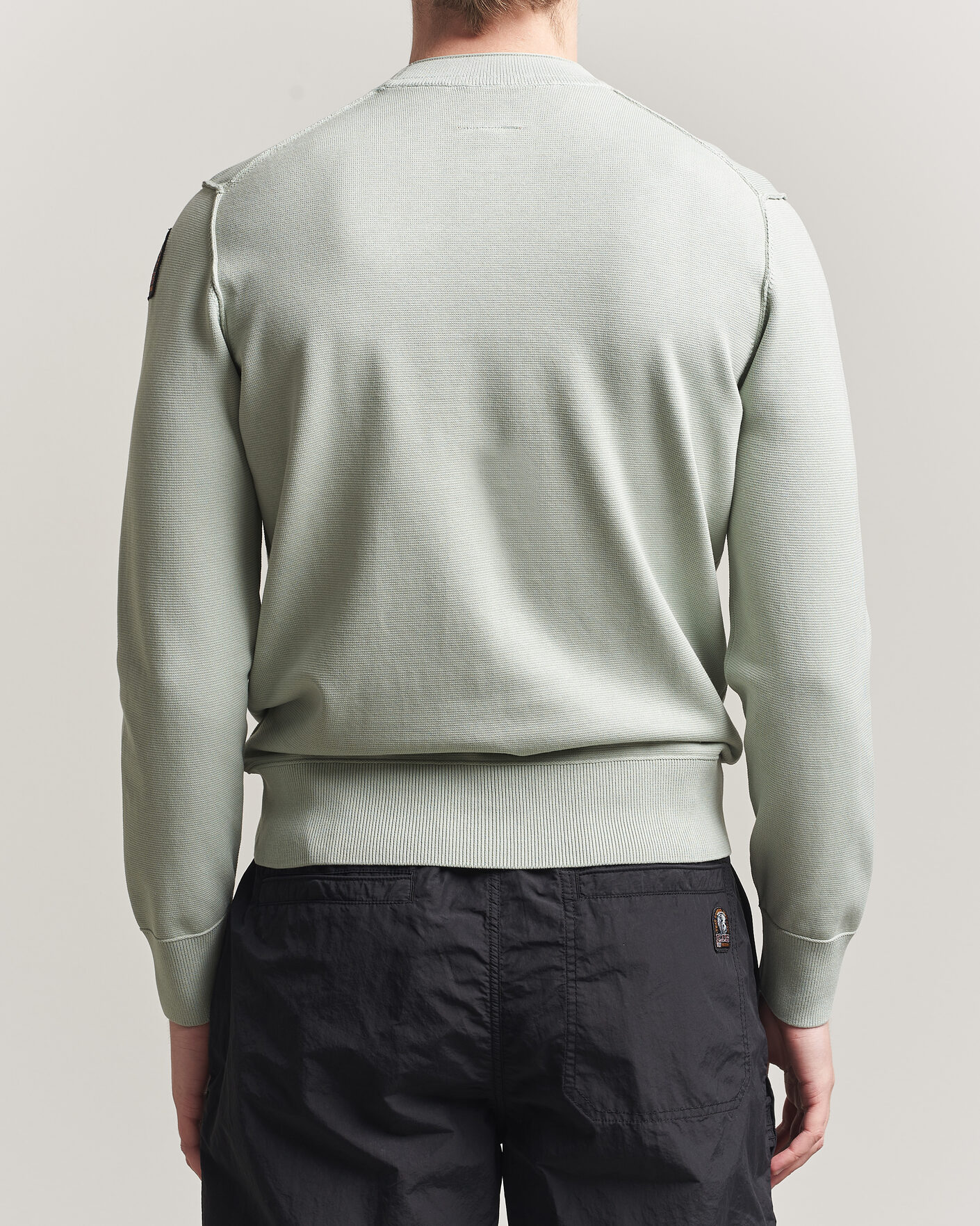 Herren | Pullover | Parajumpers | Basic Braw Knitted Sweater Fresh Grey