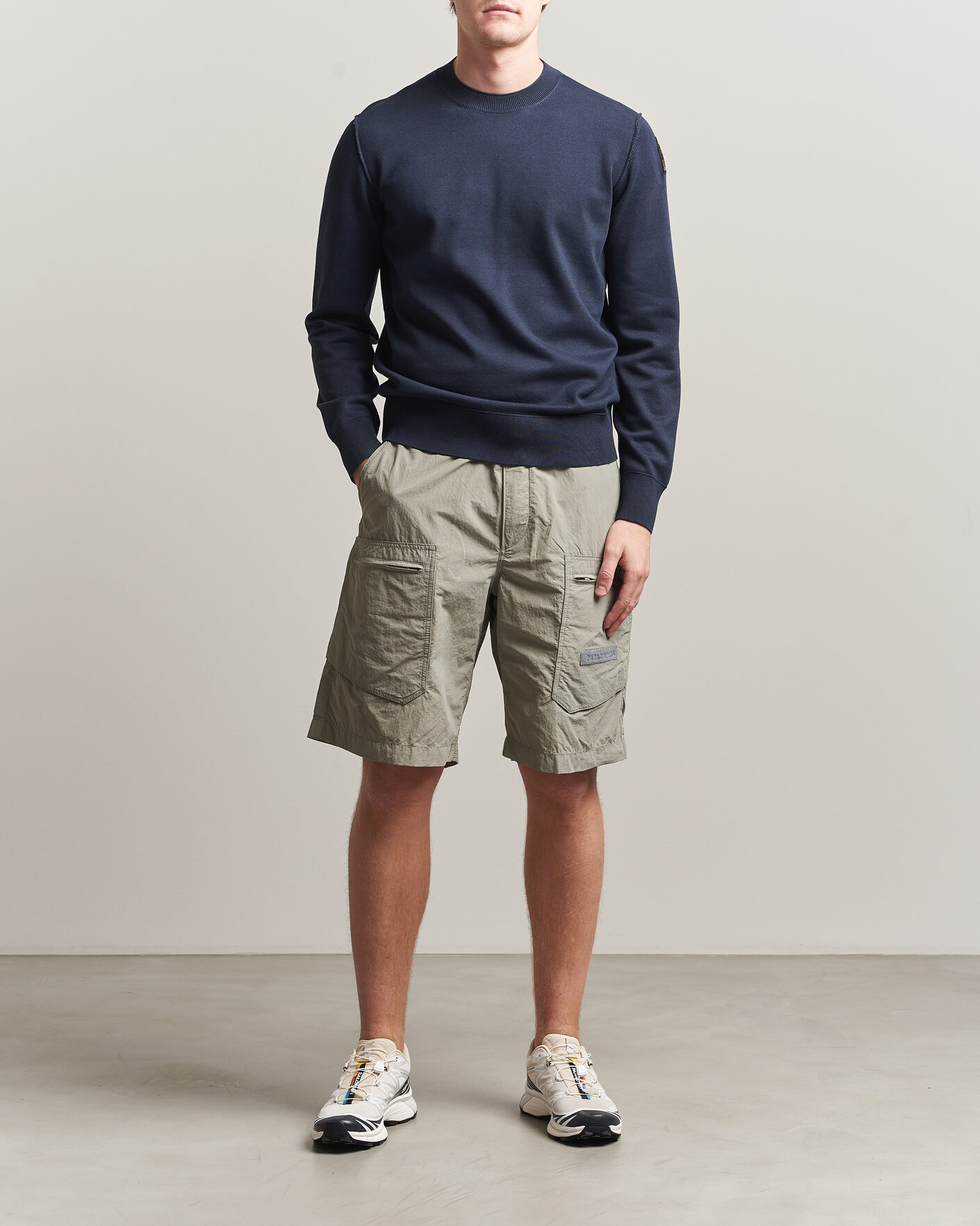 Herren | Pullover | Parajumpers | Basic Braw Knitted Sweater Navy