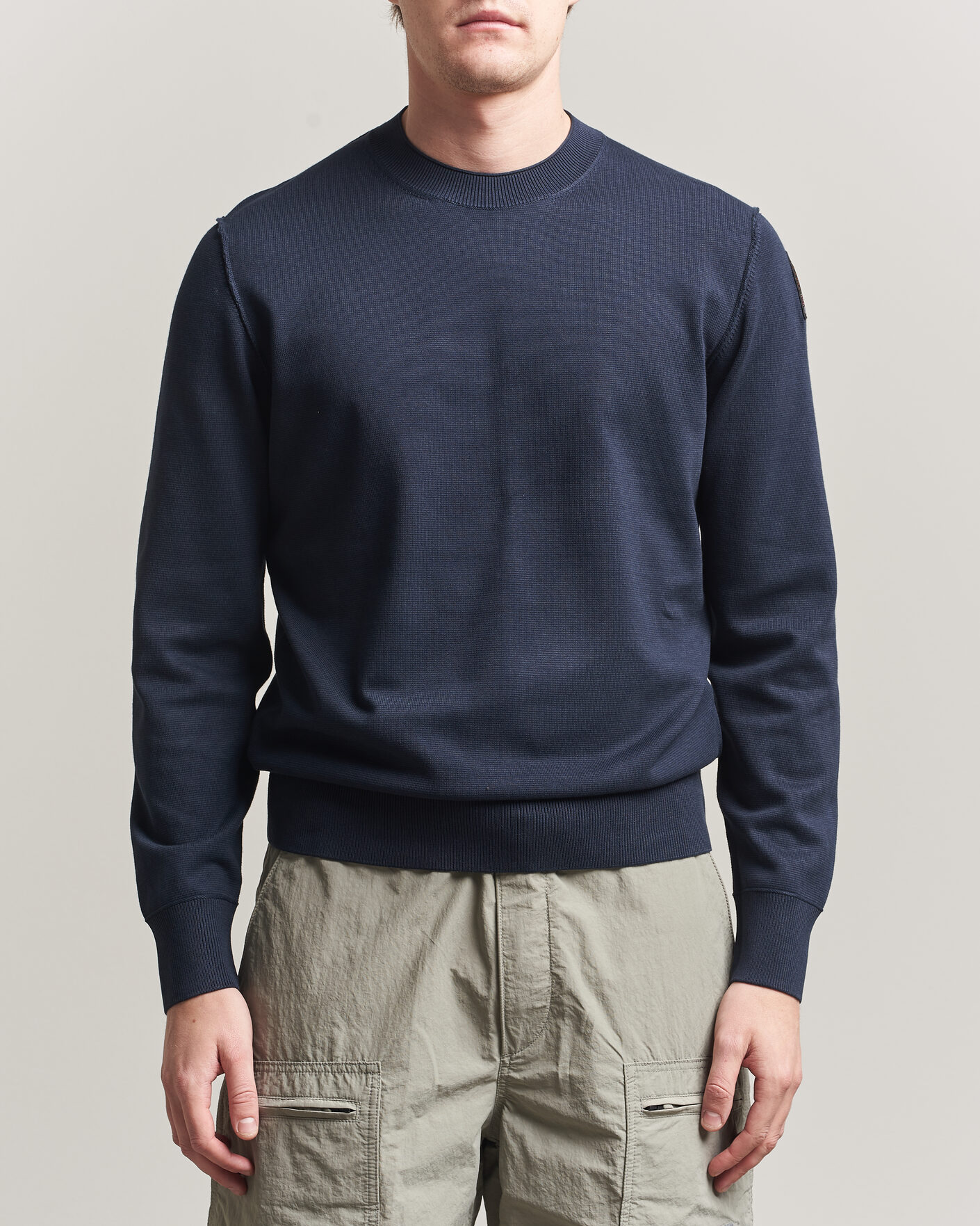 Herren | Pullover | Parajumpers | Basic Braw Knitted Sweater Navy
