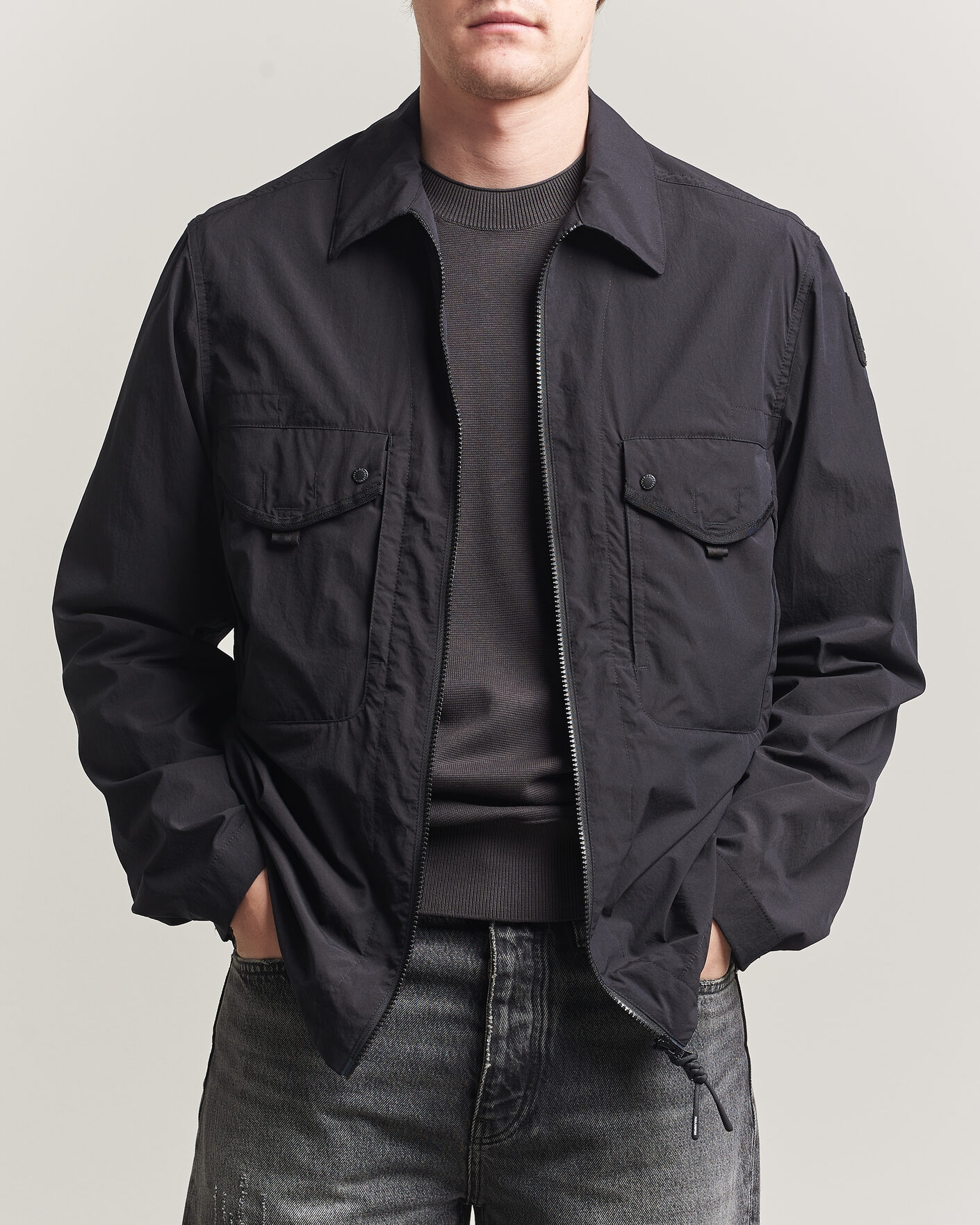 Herren | Jacken | Parajumpers | Elgin Travel Shirt Jacket Black