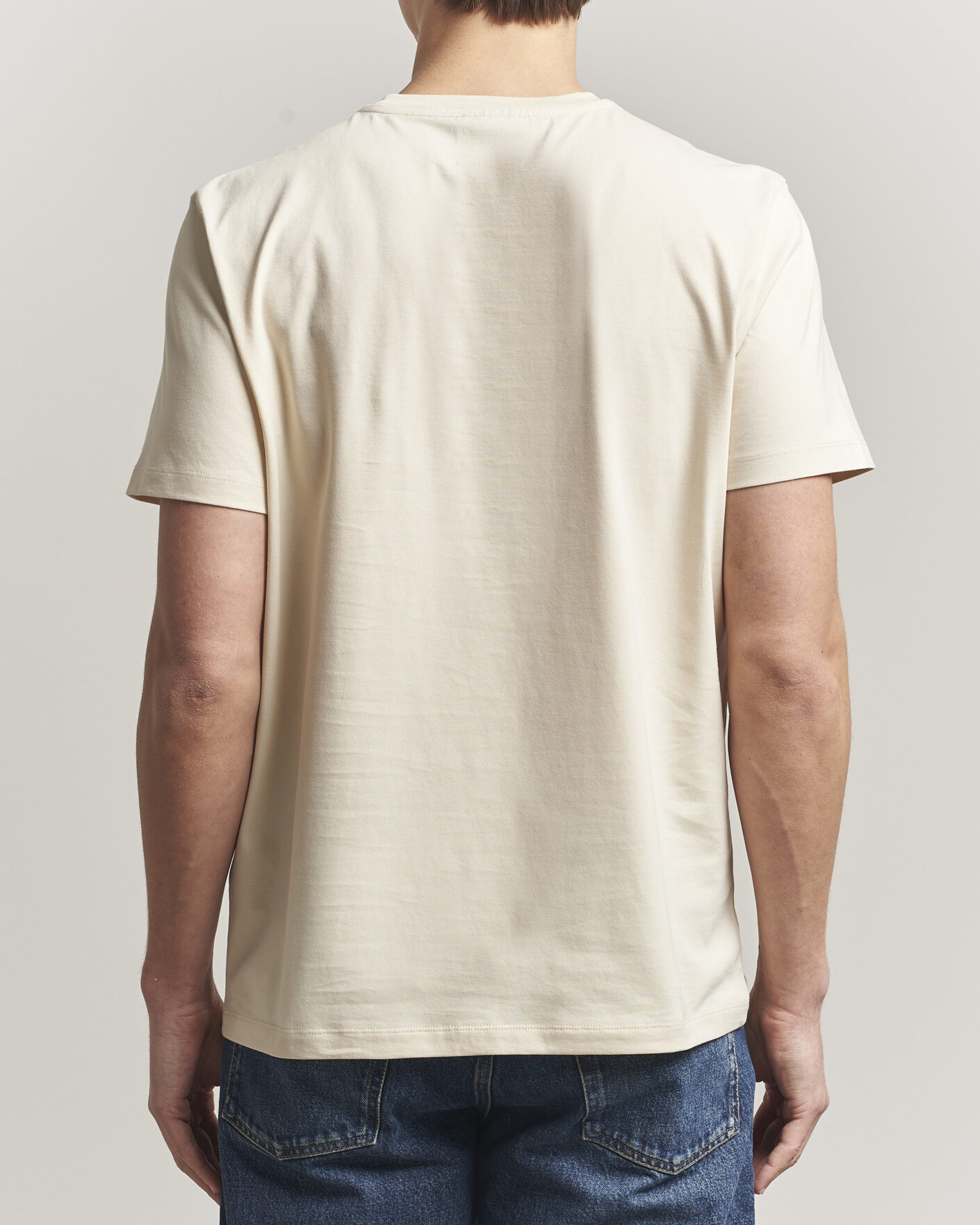 Herren | T-Shirts | Parajumpers | Patch Crew Neck T-Shirt Bone