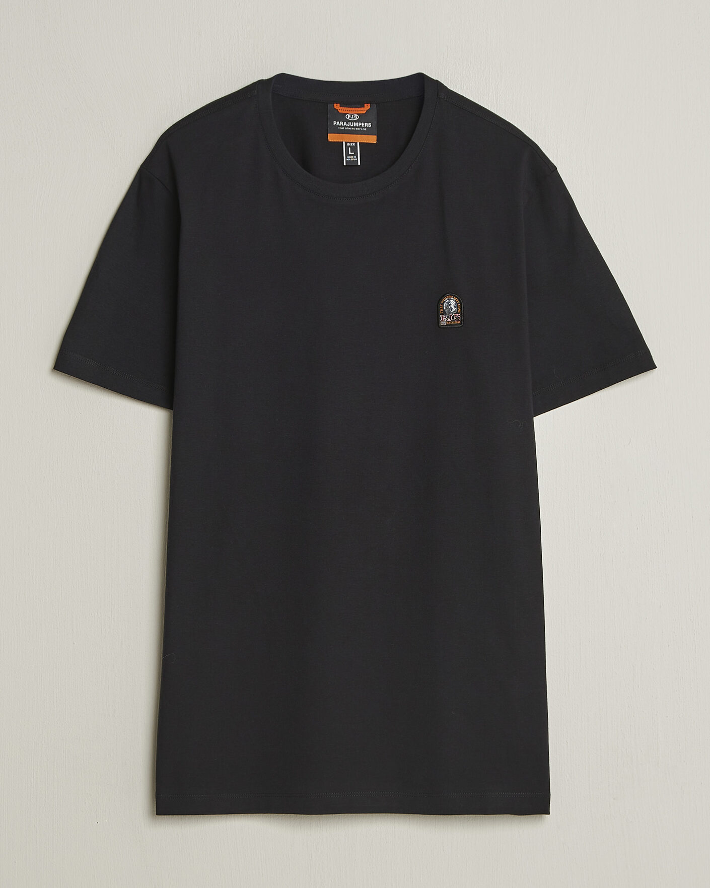 Herren | T-Shirts | Parajumpers | Patch Crew Neck T-Shirt Black