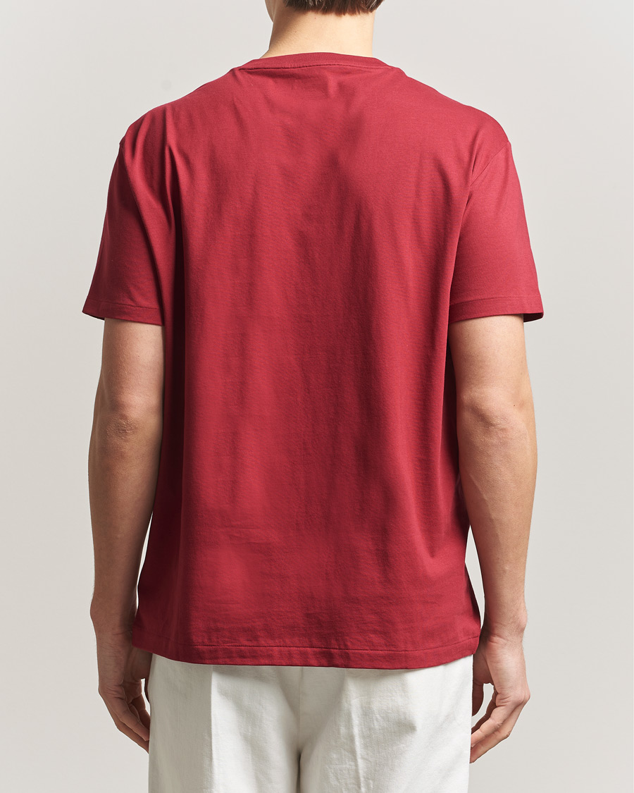 Herren | T-Shirts | Polo Ralph Lauren | V-Neck T-Shirt Heritage Red
