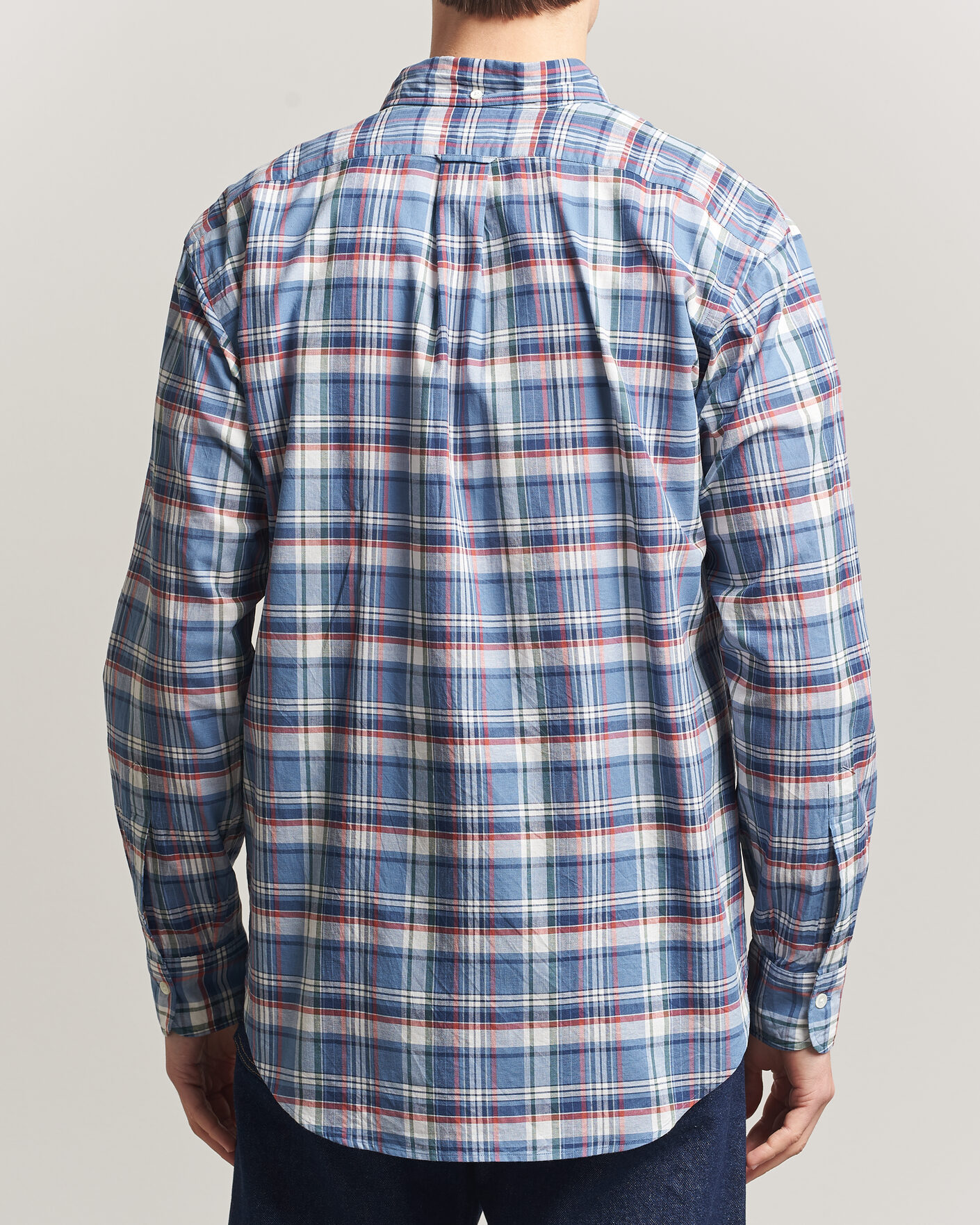 Herren | Hemden | Kamakura Shirts | Vintage Ivy Button Down Shirt Blue Madras