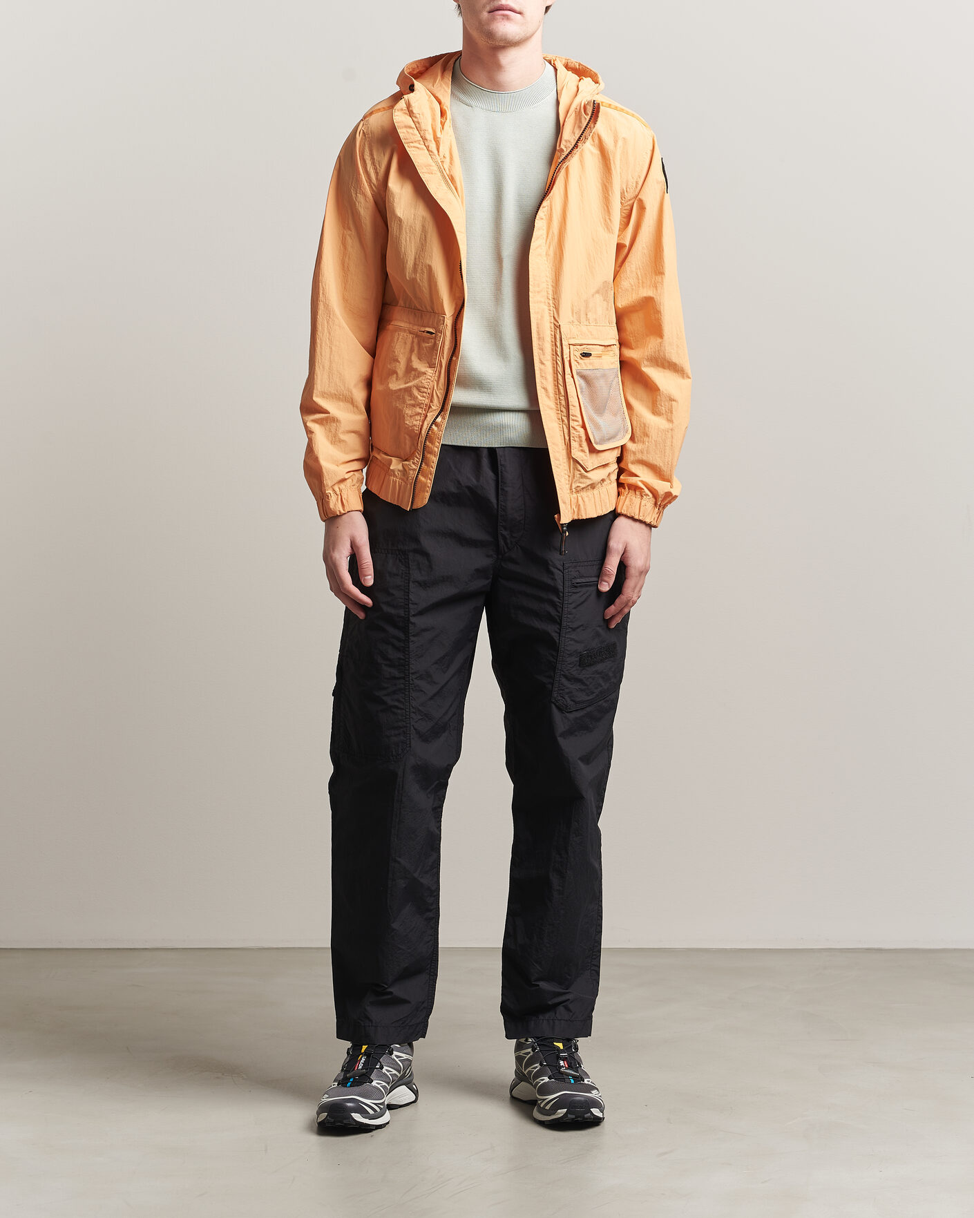 Herren | Hosen | Parajumpers | Lovel Smash Peached Nylon Pants Black