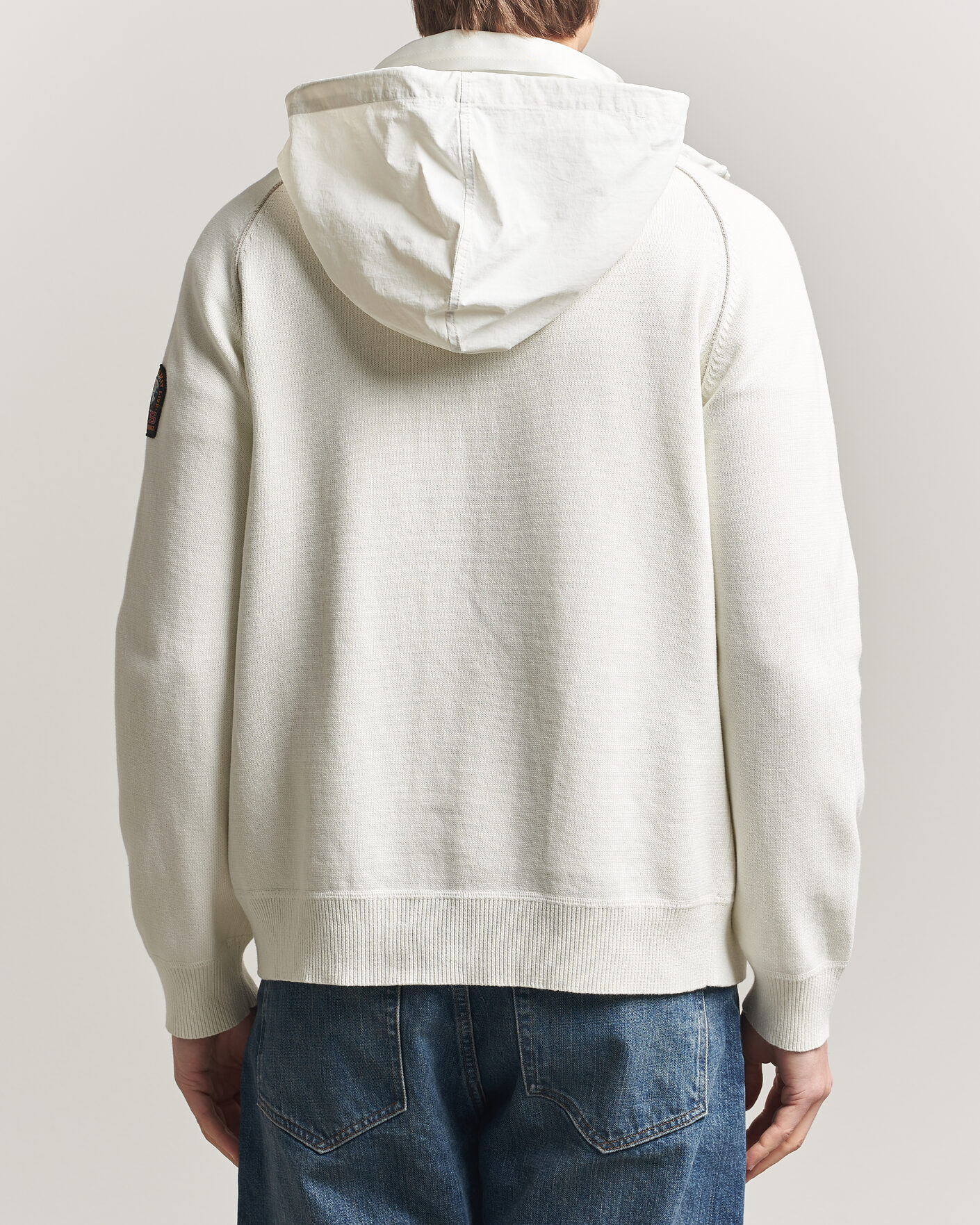 Herren | Jacken | Parajumpers | Bargany Rescue Knitted Hybrid Jacket Star White