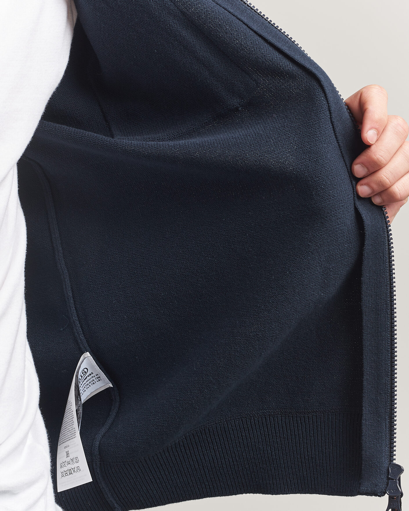 Herren | Jacken | Parajumpers | Bargany Rescue Knitted Hybrid Jacket Ink Blue