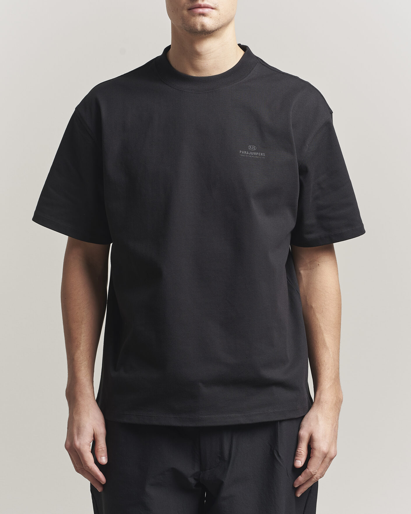Herren | T-Shirts | Parajumpers | Reg Compact Jersey T-Shirt Black