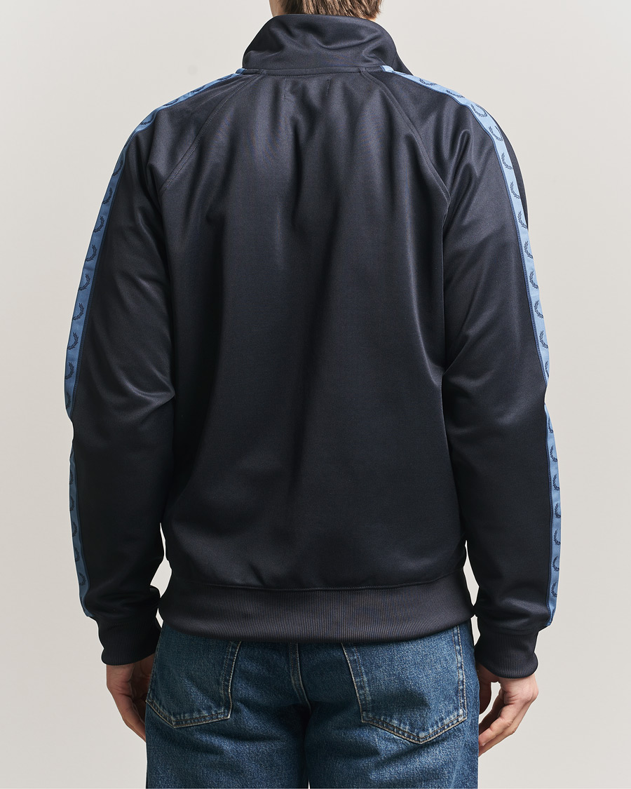 Herren | Pullover | Fred Perry | Taped Track Jacket Navy