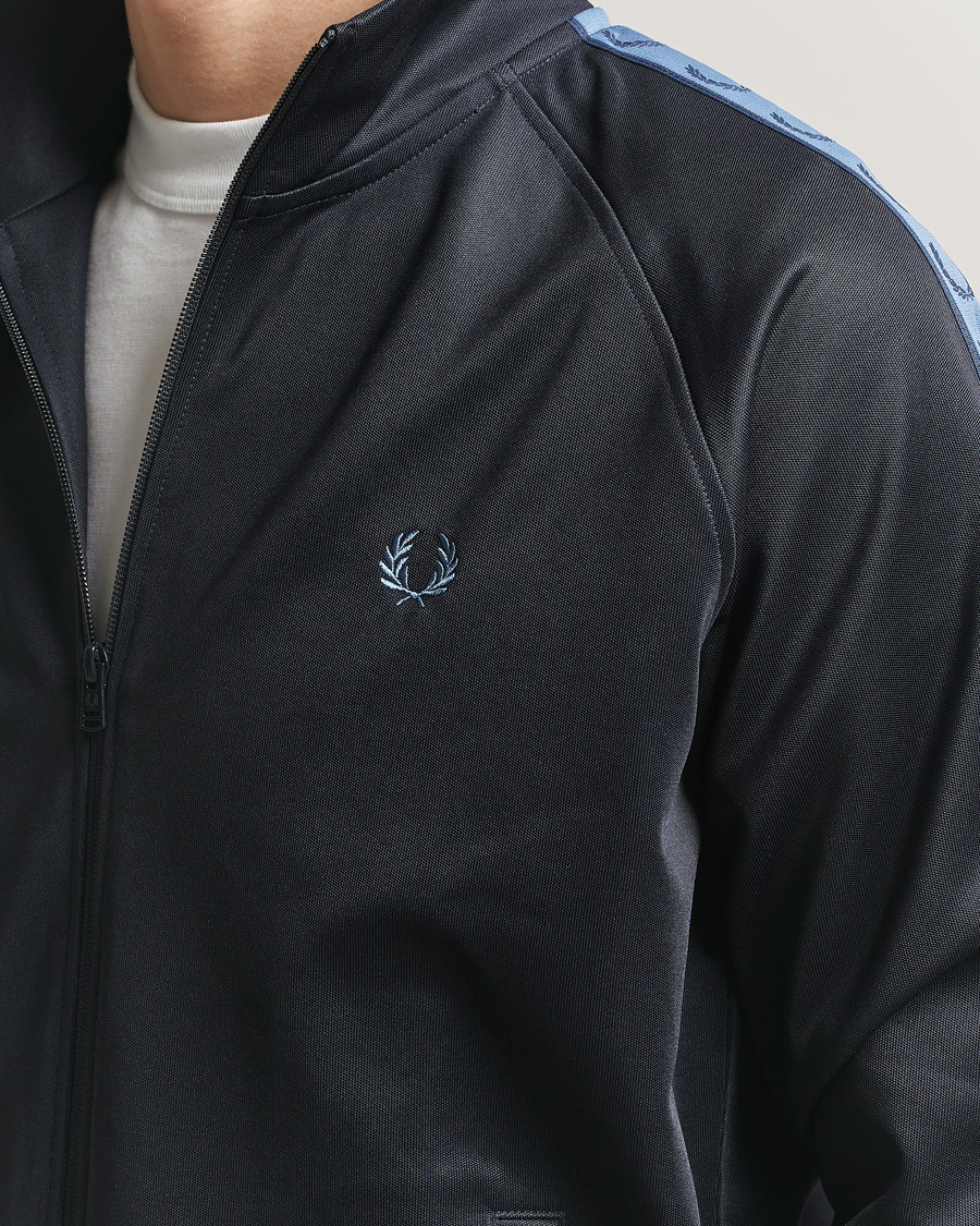 Herren | Pullover | Fred Perry | Taped Track Jacket Navy