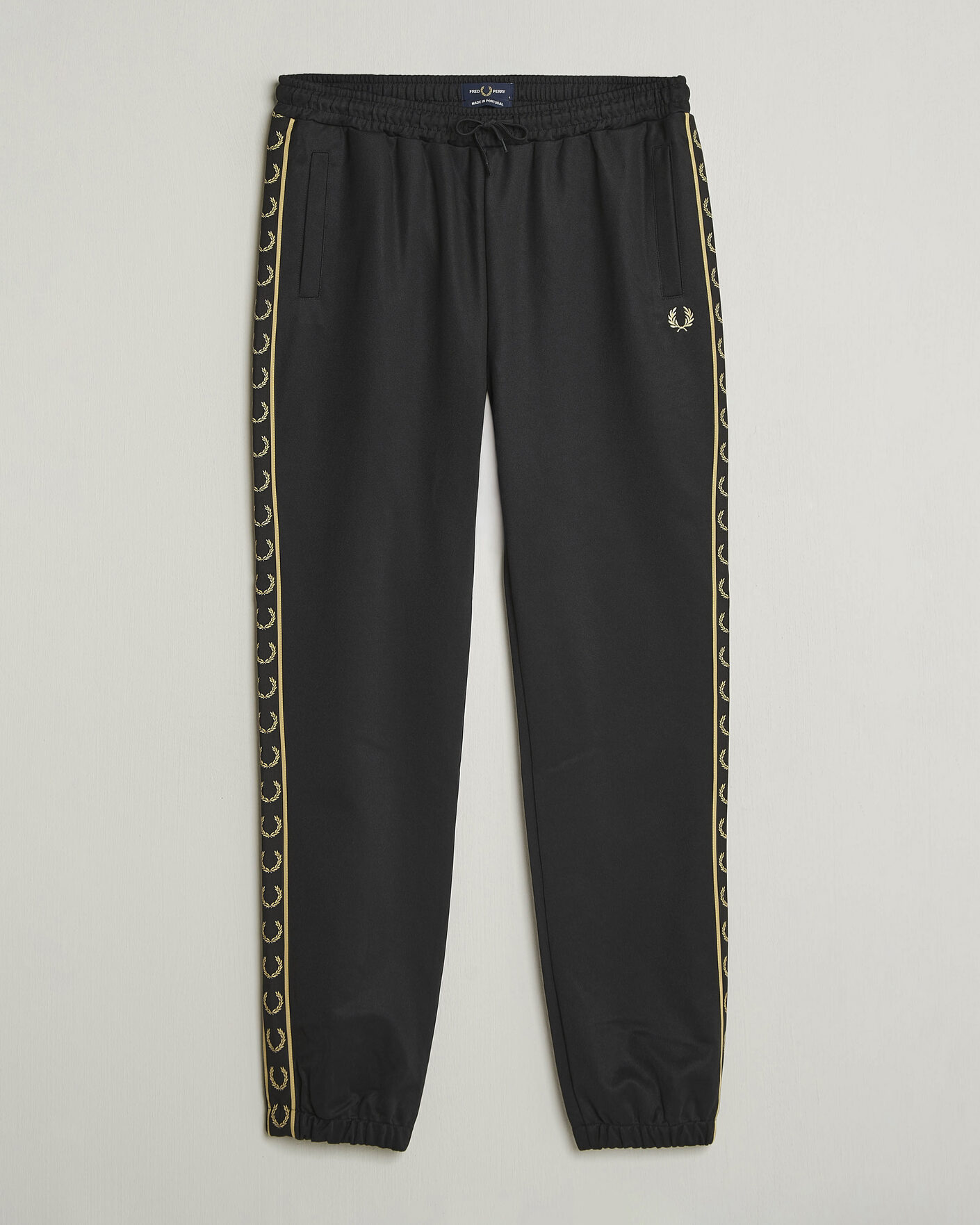 Herren | Hosen | Fred Perry | Taped Track Pants Black