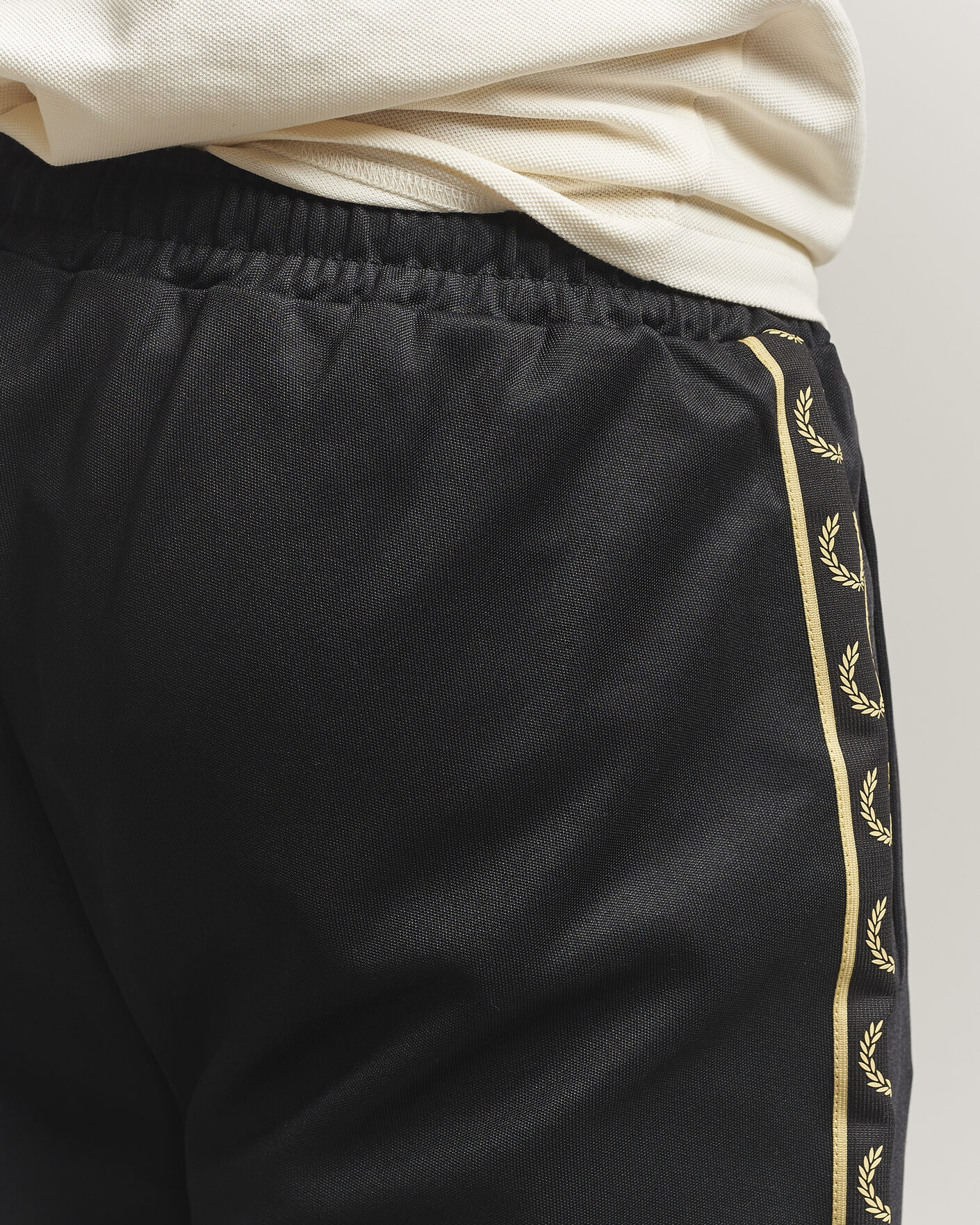 Herren | Hosen | Fred Perry | Taped Track Pants Black