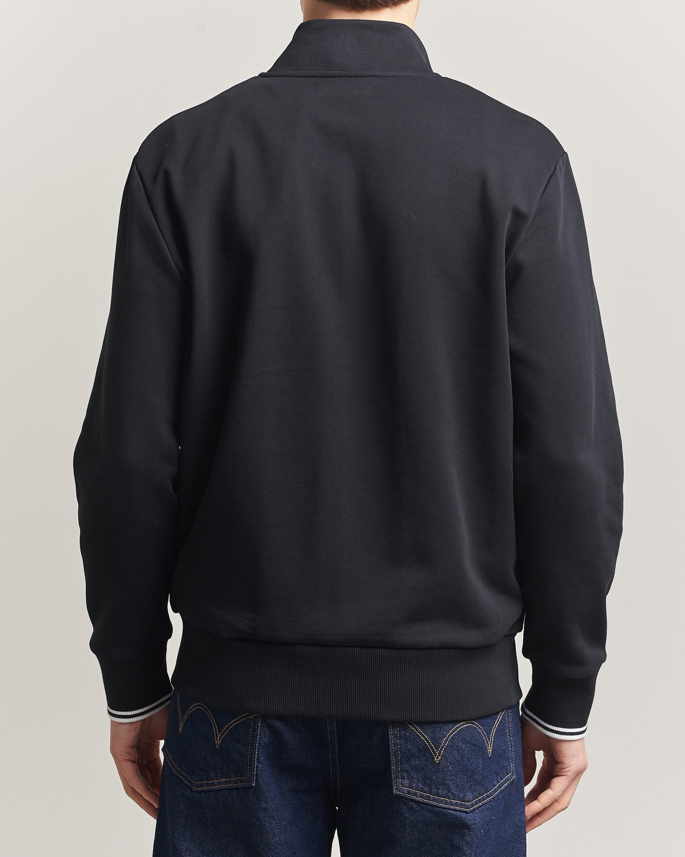 Herren | Pullover | Fred Perry | Full Zip Sweatshirt Black