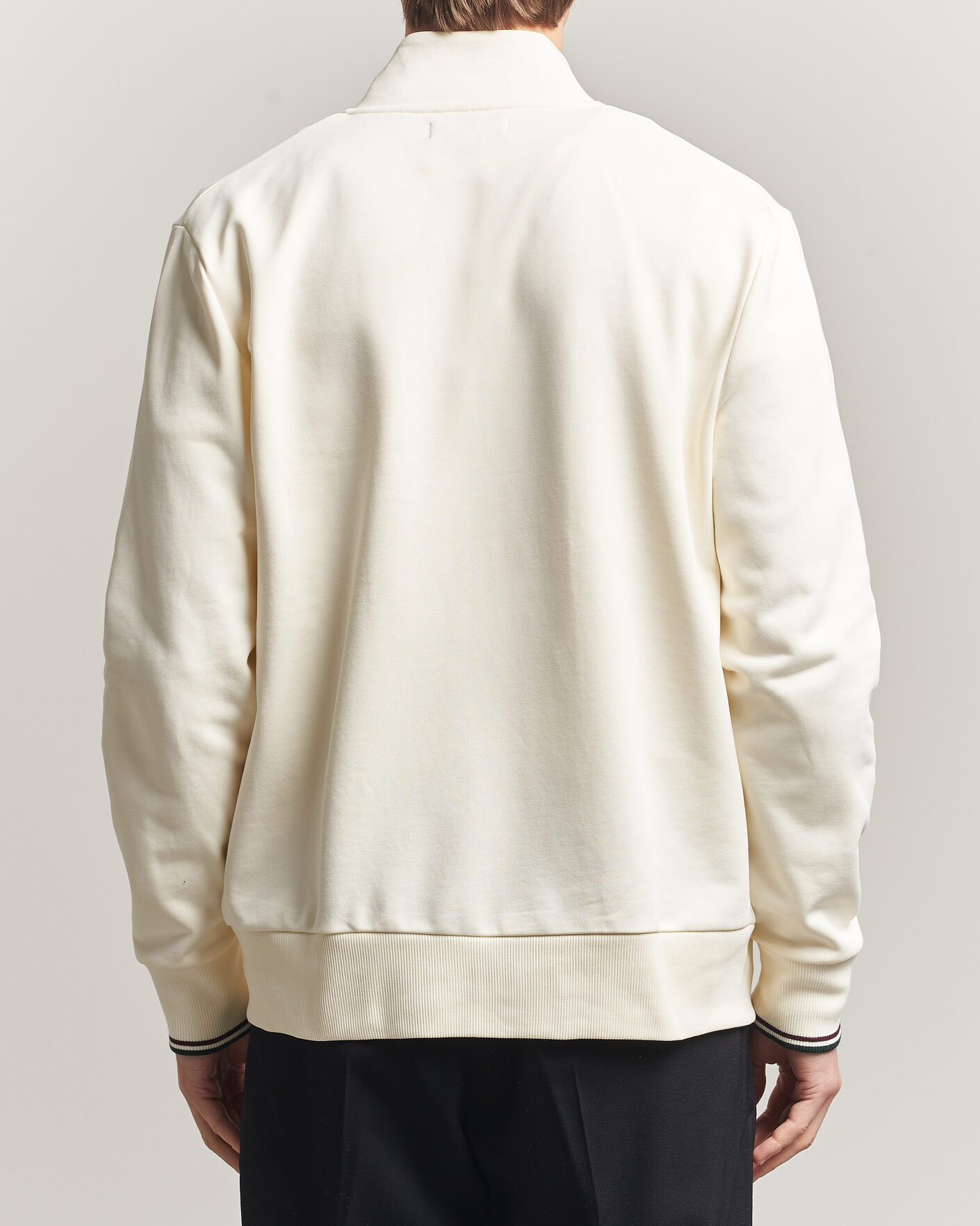 Herren | Pullover | Fred Perry | Full Zip Sweatshirt Ecru