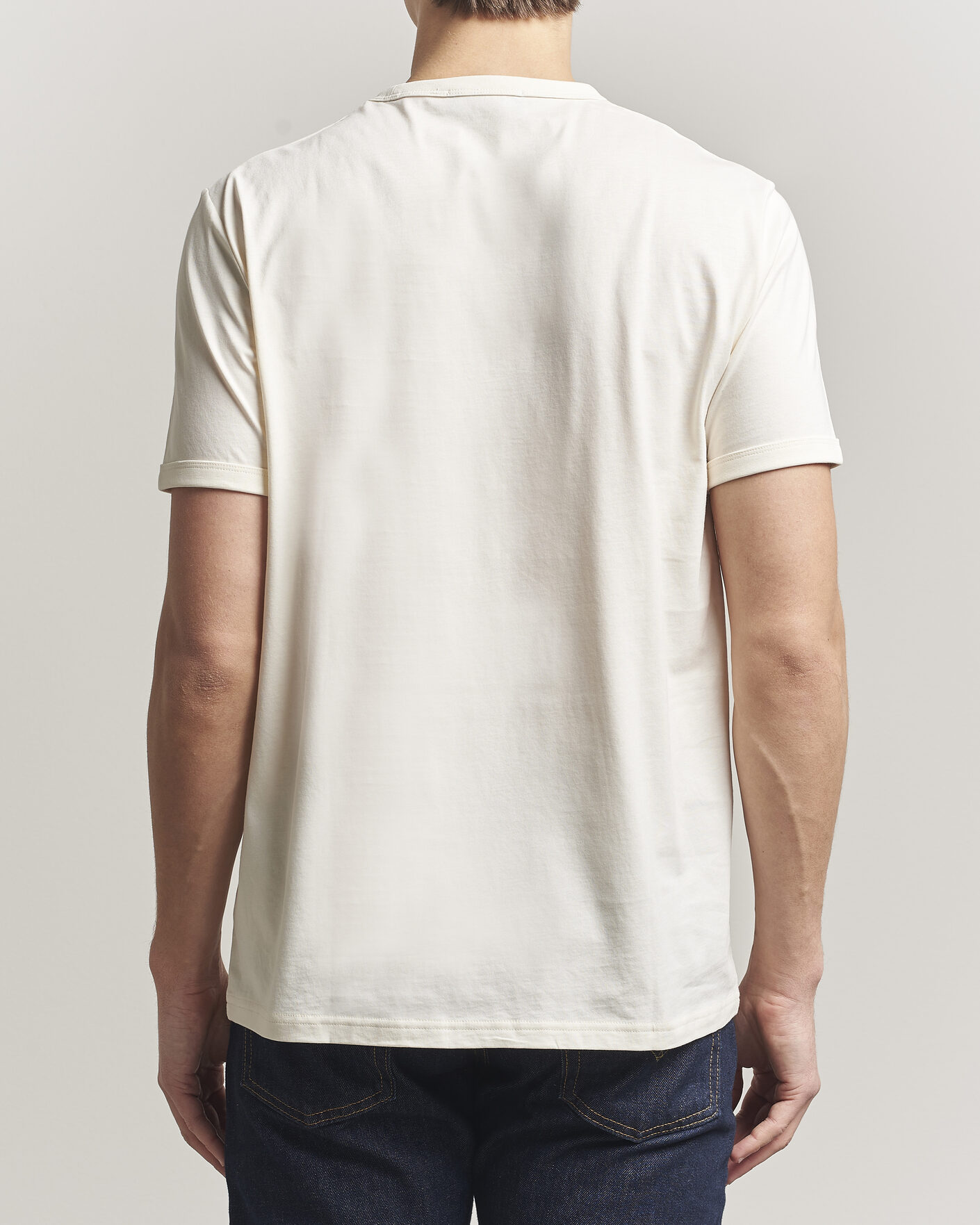 Herren | T-Shirts | Fred Perry | Ringer T-Shirt Ecru