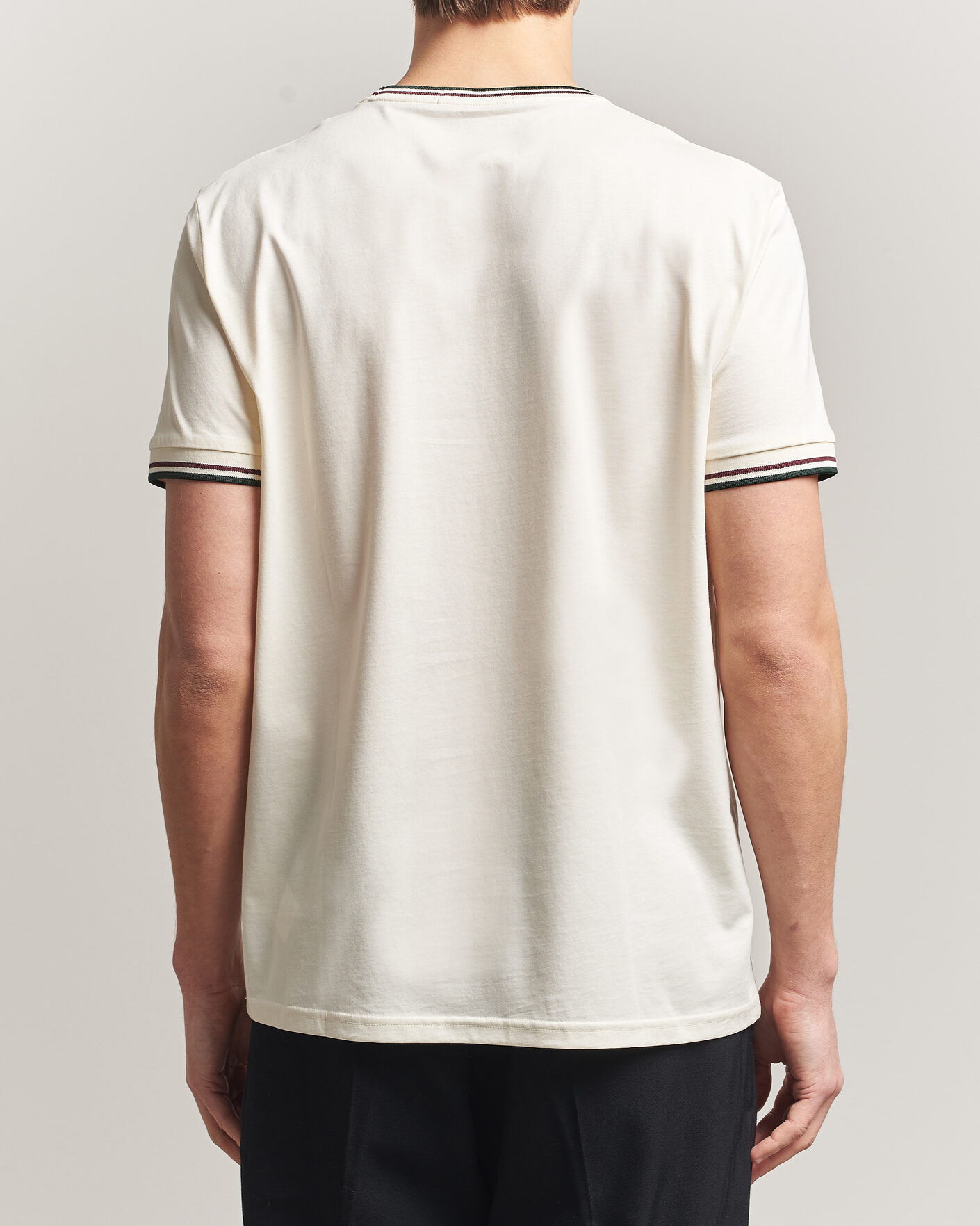 Herren | T-Shirts | Fred Perry | Twin Tipped T-Shirt Ecru