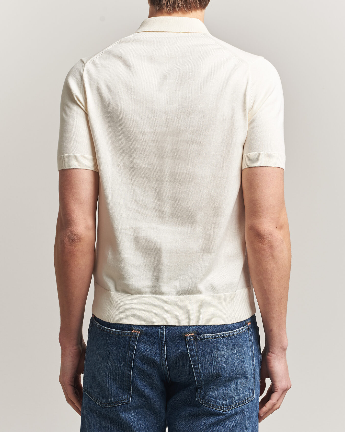 Herren | Poloshirts | Fred Perry | Cotton Knitted Polo Ecru