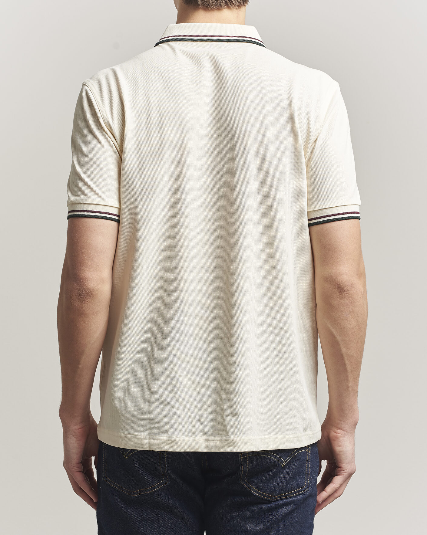 Herren | Poloshirts | Fred Perry | Twin Tipped Polo Shirt Ecru