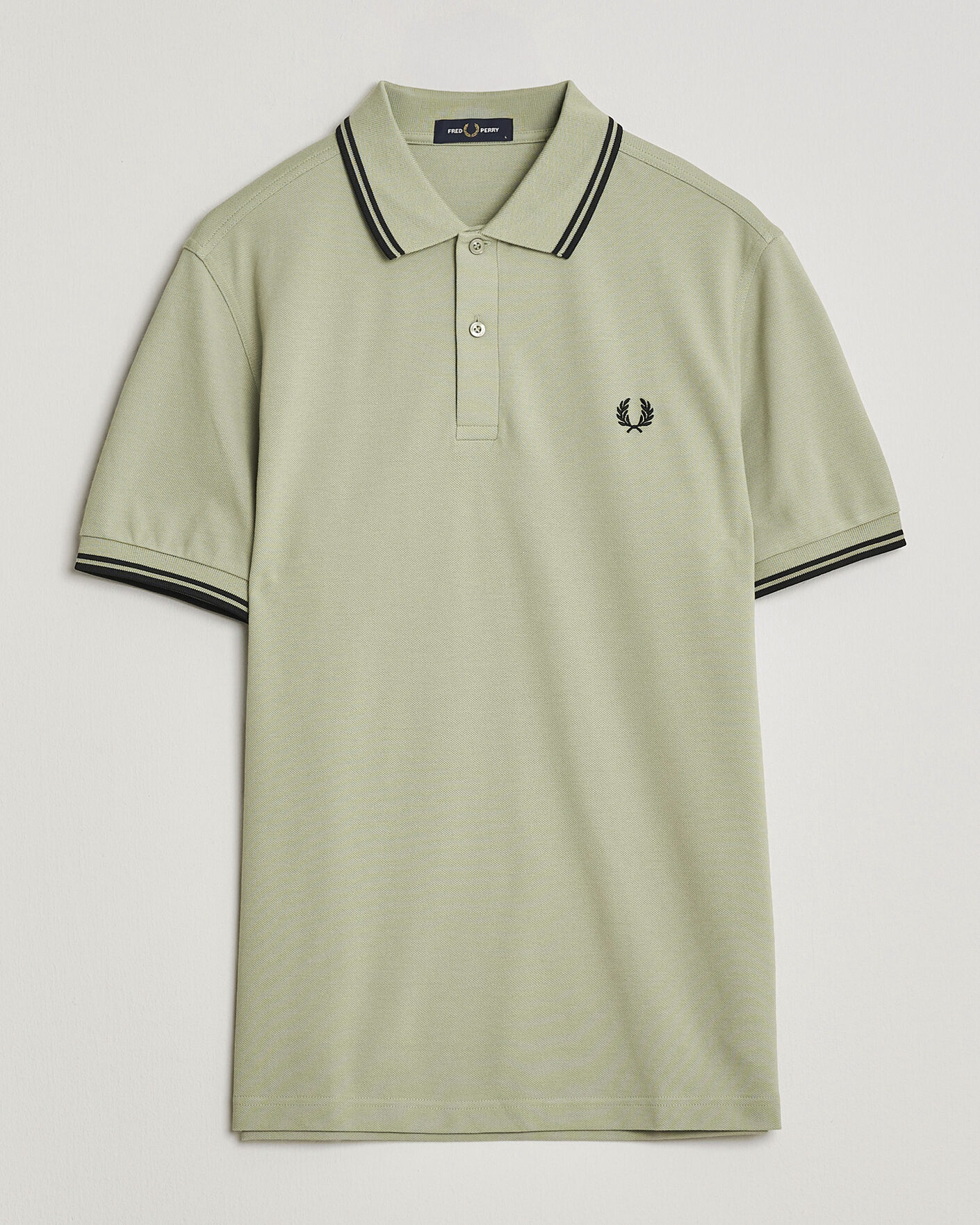 Herren | Poloshirts | Fred Perry | Twin Tipped Polo Shirt Seagrass Green