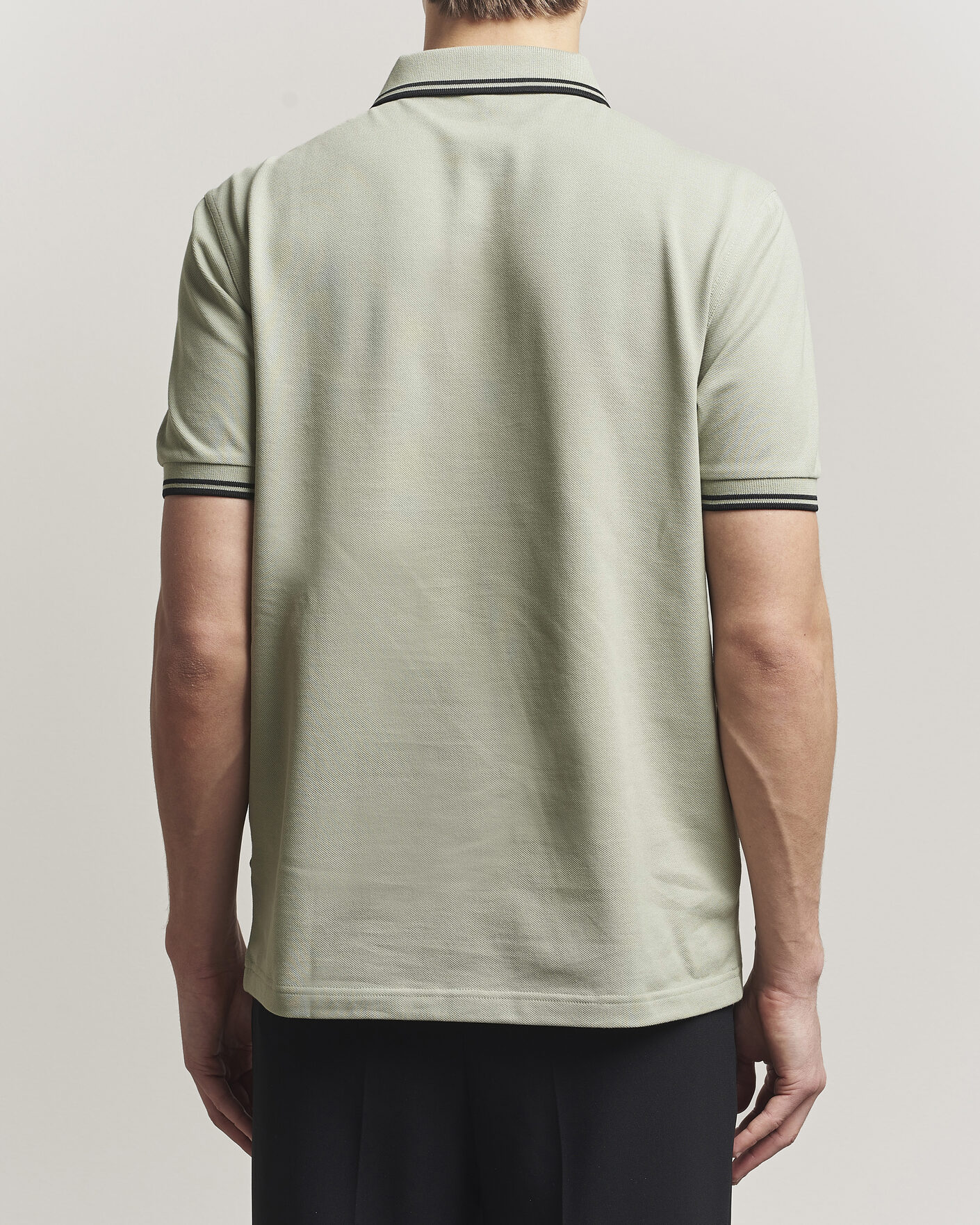 Herren | Poloshirts | Fred Perry | Twin Tipped Polo Shirt Seagrass Green
