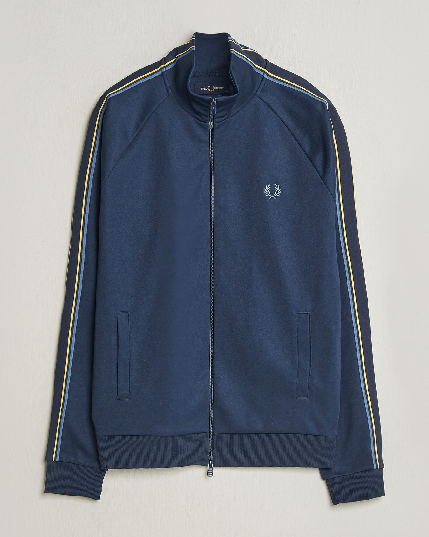 Herren | Pullover | Fred Perry | Tramline Taped Track Jacket Tennis Blue