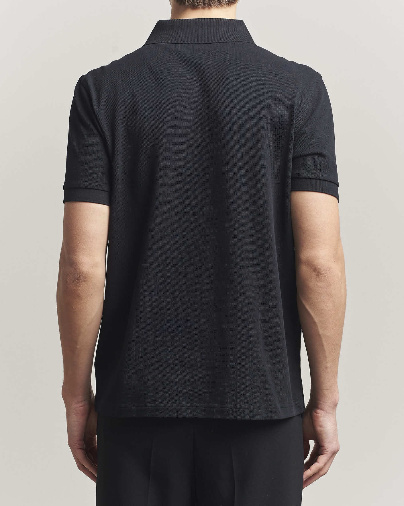 Herren | Poloshirts | Fred Perry | Tramline Half Zip Polo Black