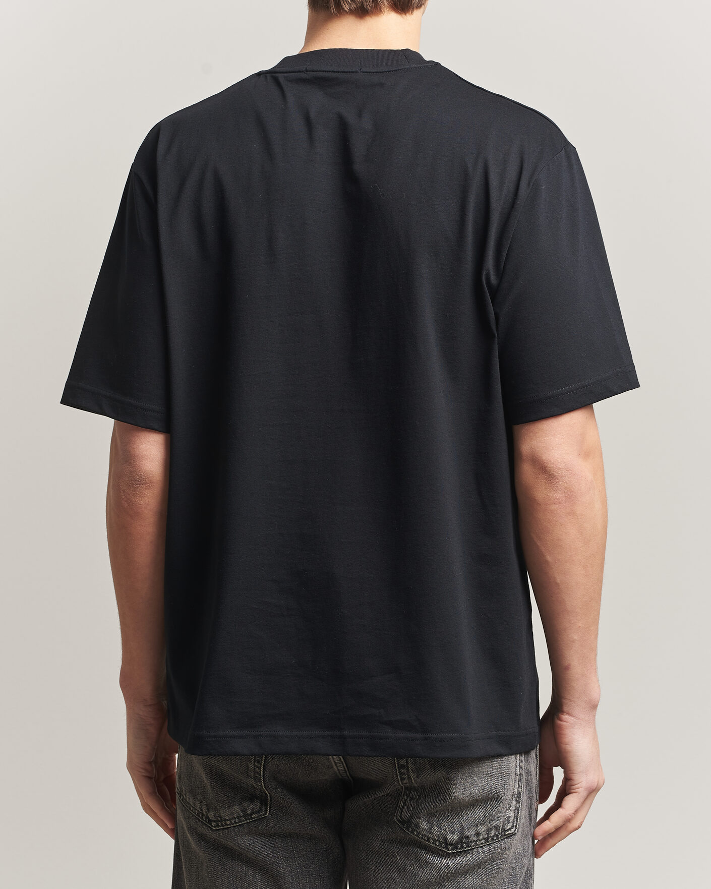 Herren | T-Shirts | Fred Perry | Embroidered Paneled T-Shirt Black